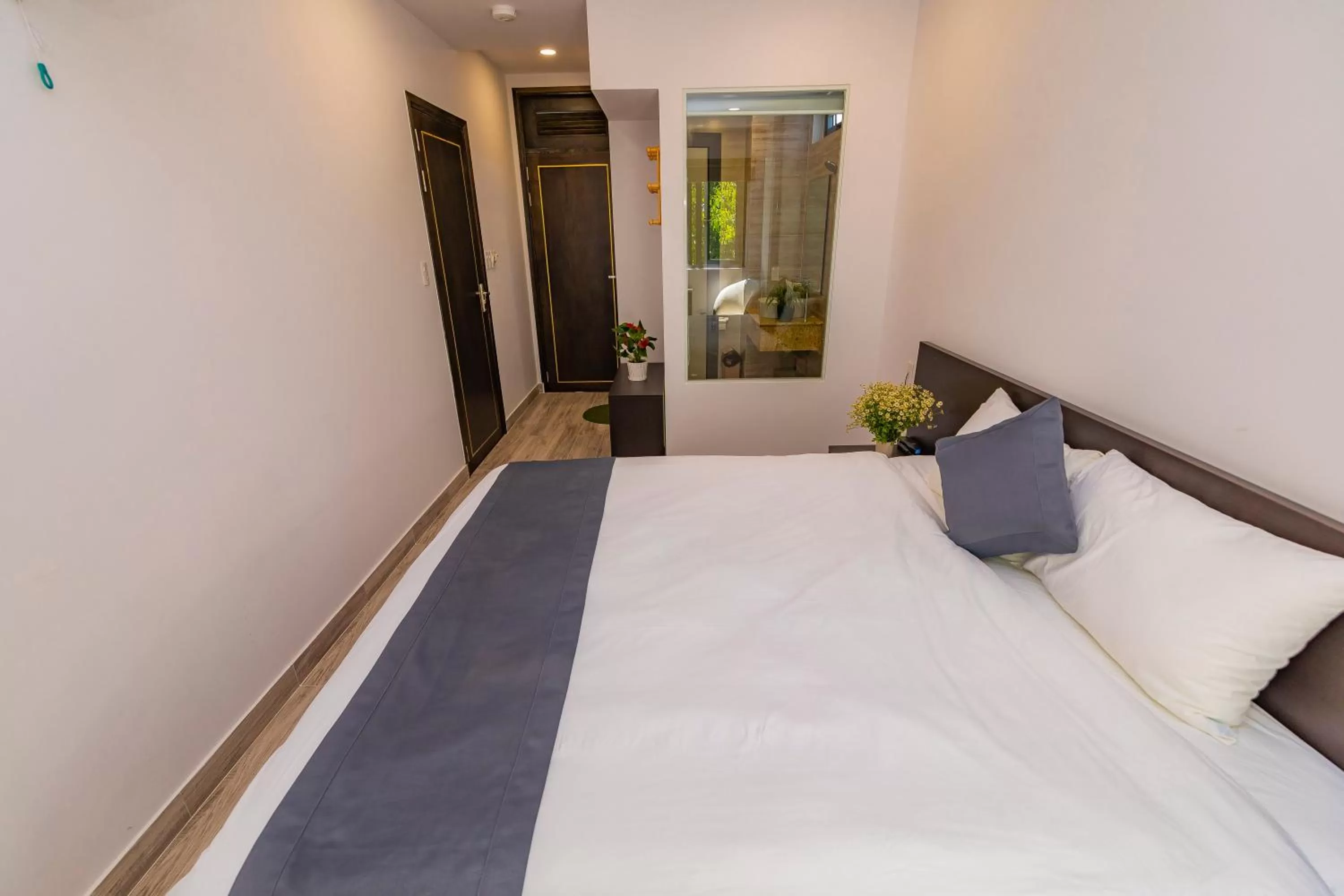 Bed in Khanh Uyen 3 Hotel