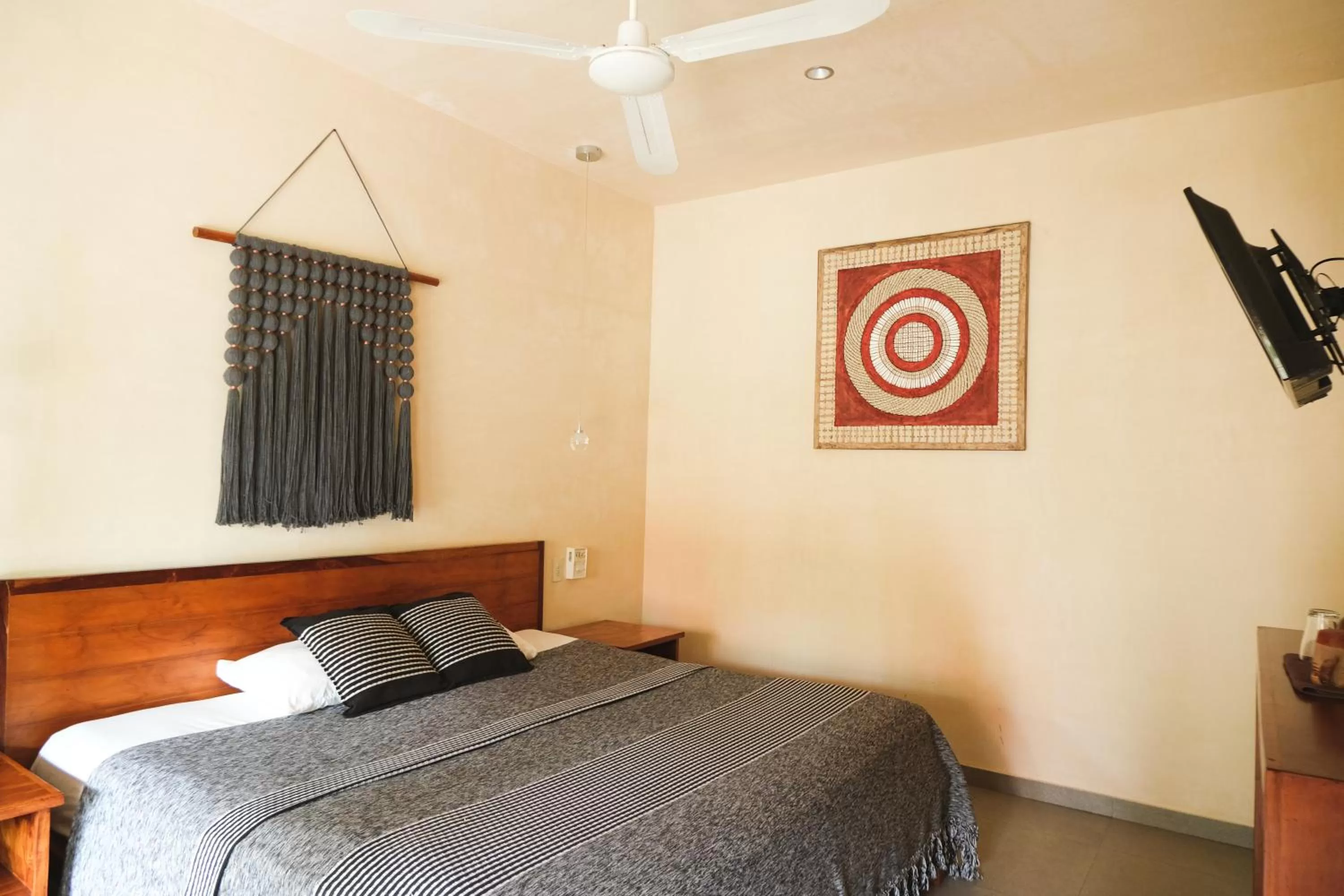 Bed in Hotel Uolis Nah