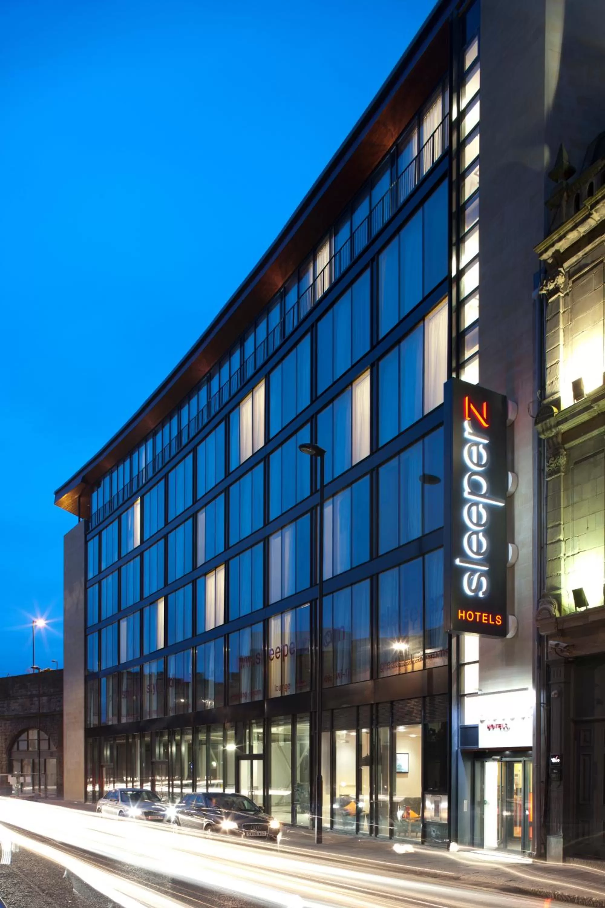 Facade/entrance, Property Building in Sleeperz Hotel Newcastle
