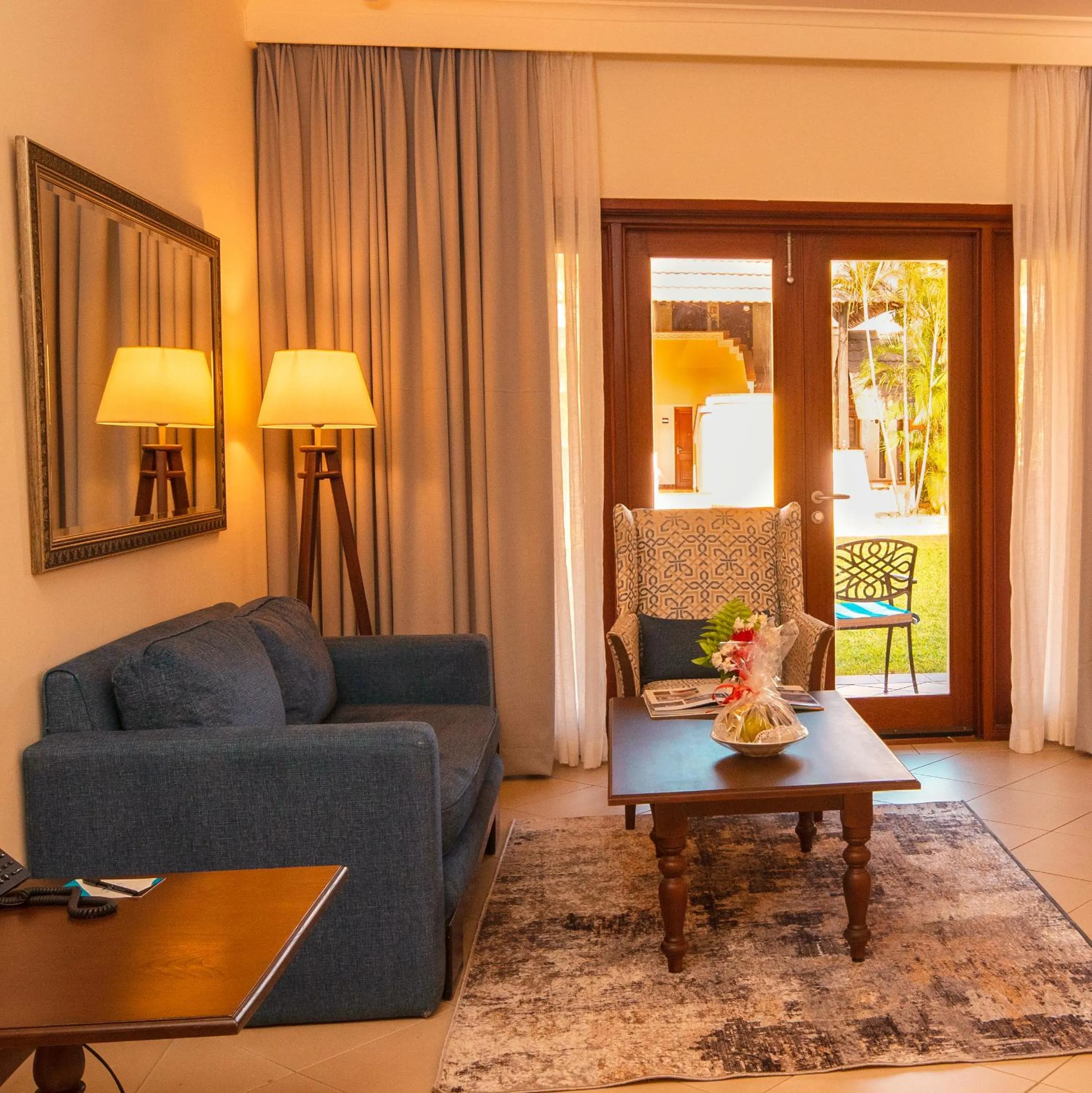 Living room in White Sands Hotel