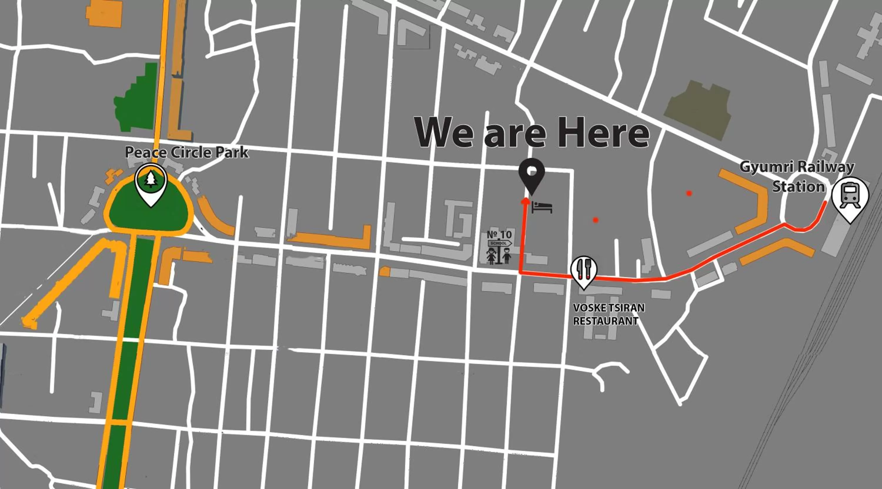 City view in Guest House in Gyumri