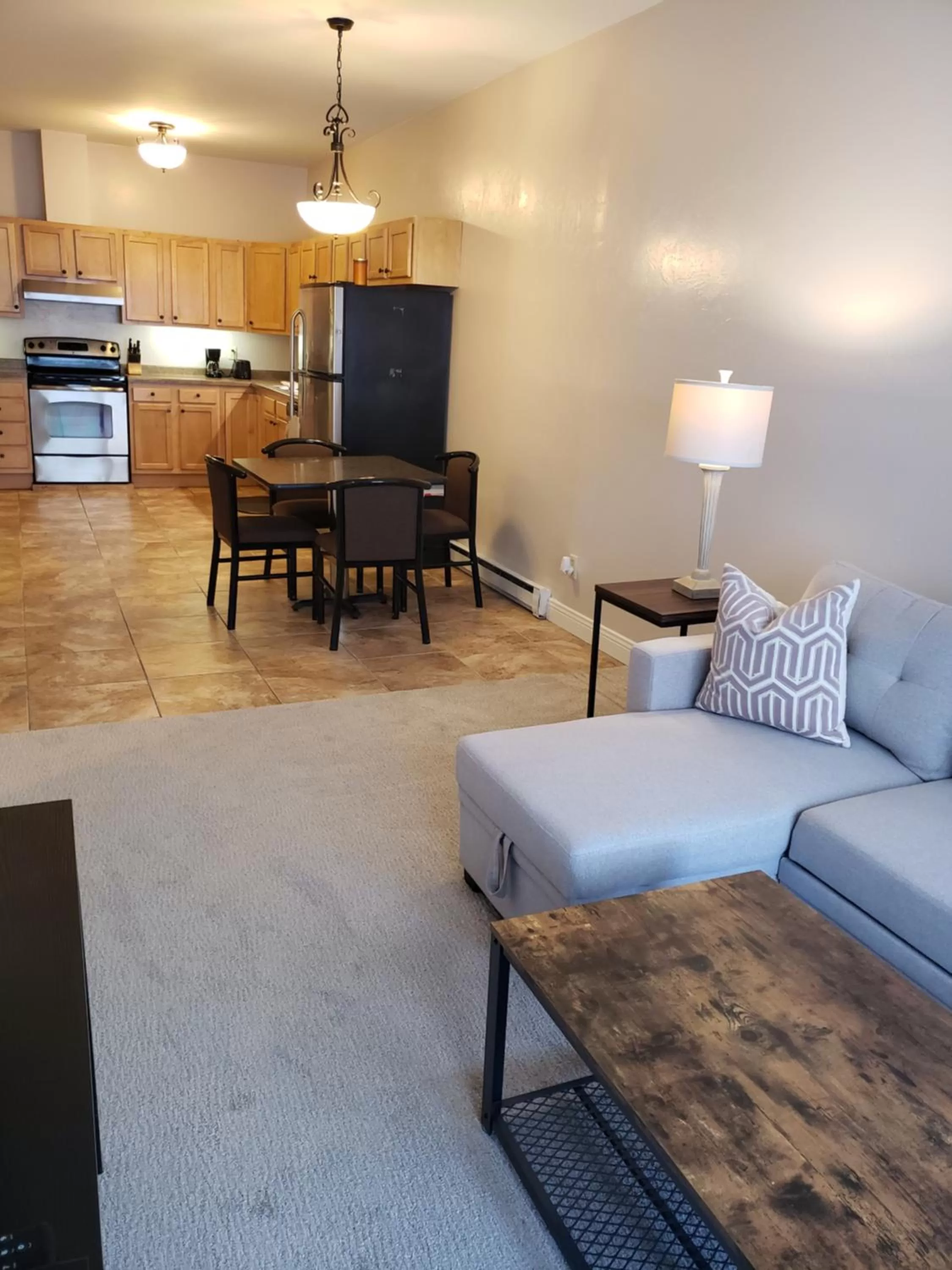 Seating Area in Innlet Motel