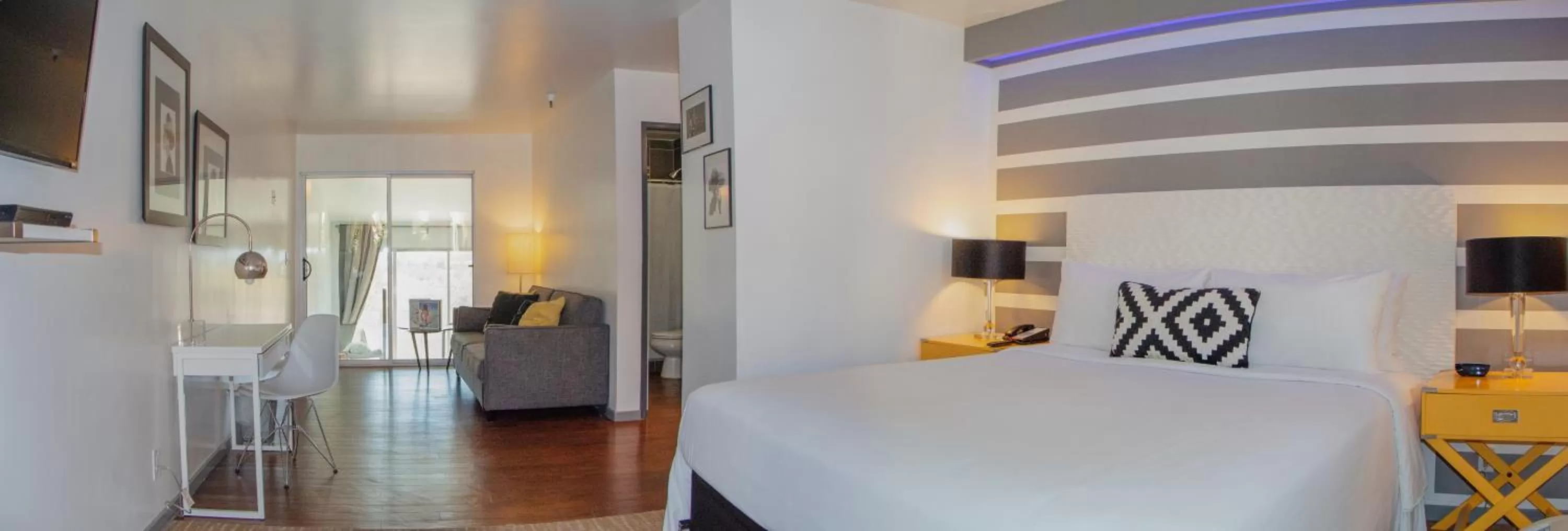 Bed in Aqua Soleil Hotel and Mineral Water Spa