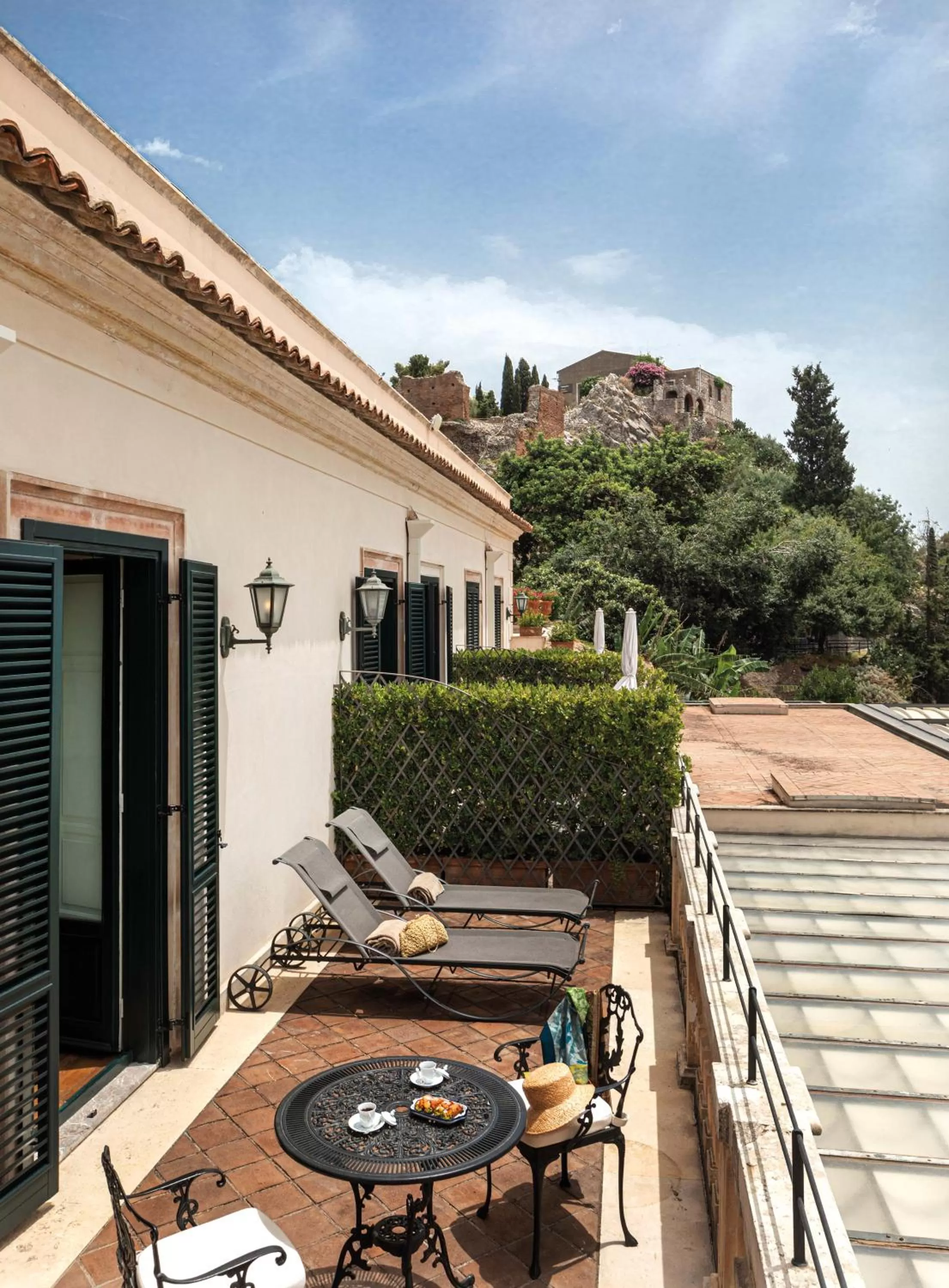 Balcony/Terrace in Grand Hotel Timeo, A Belmond Hotel, Taormina