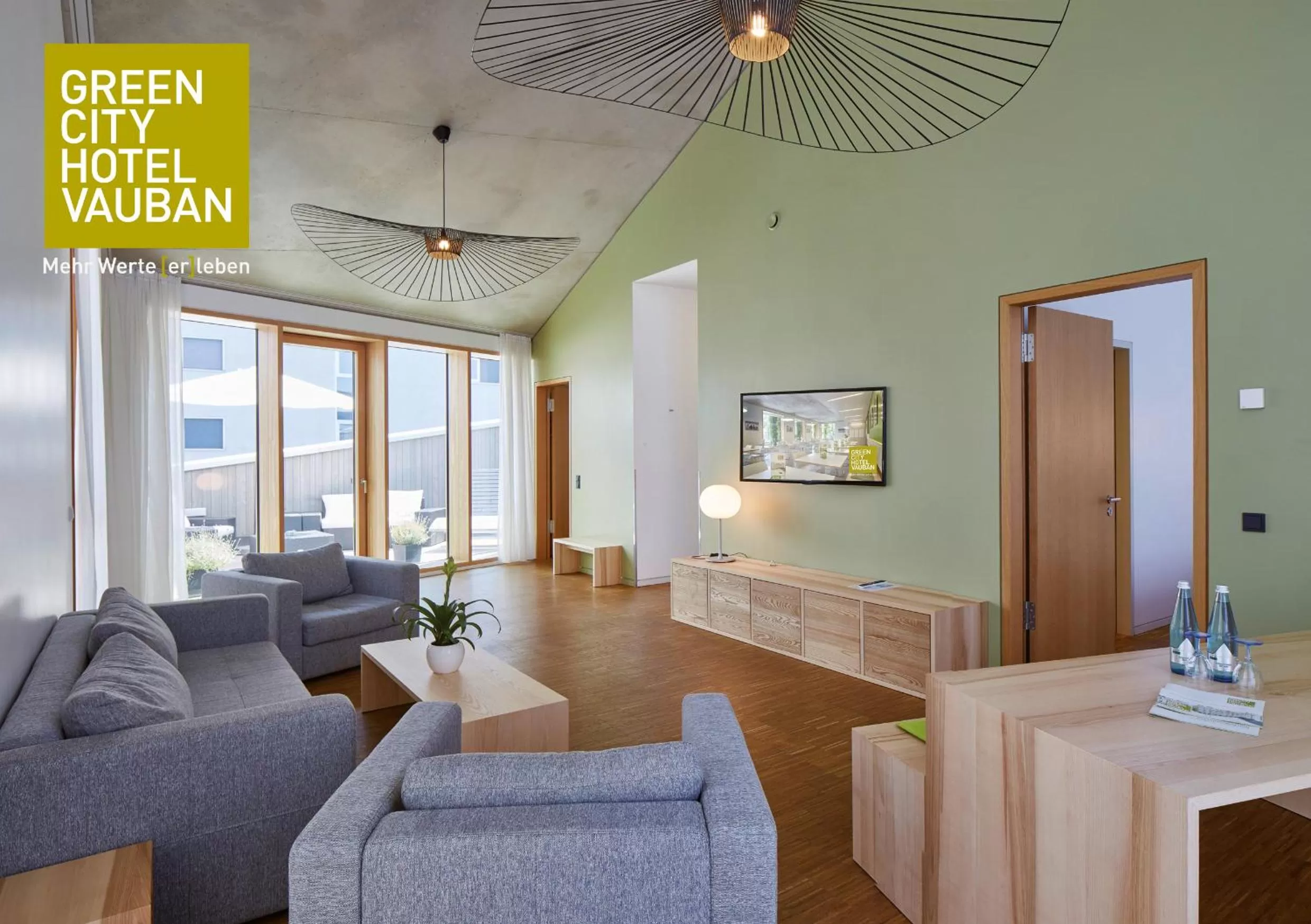 Decorative detail in Green City Hotel Vauban