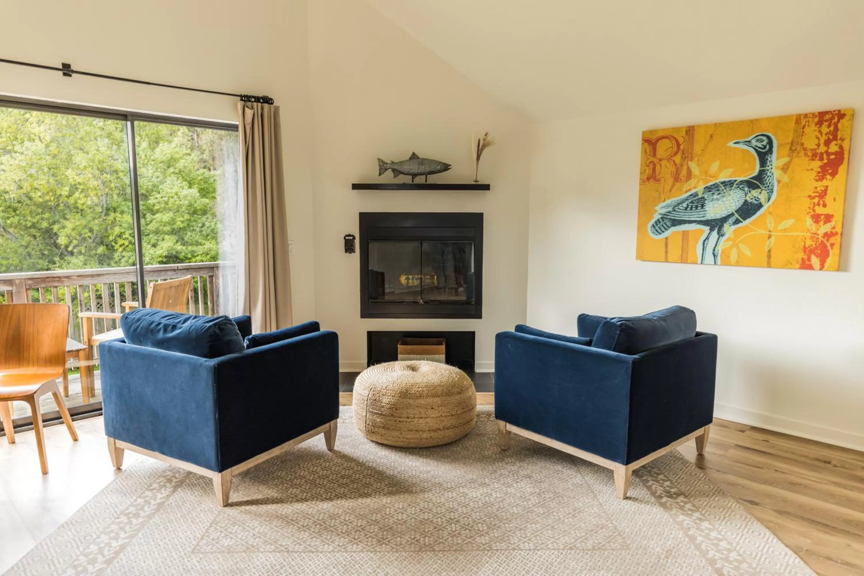 Seating area in SCP Mendocino Inn and Farm