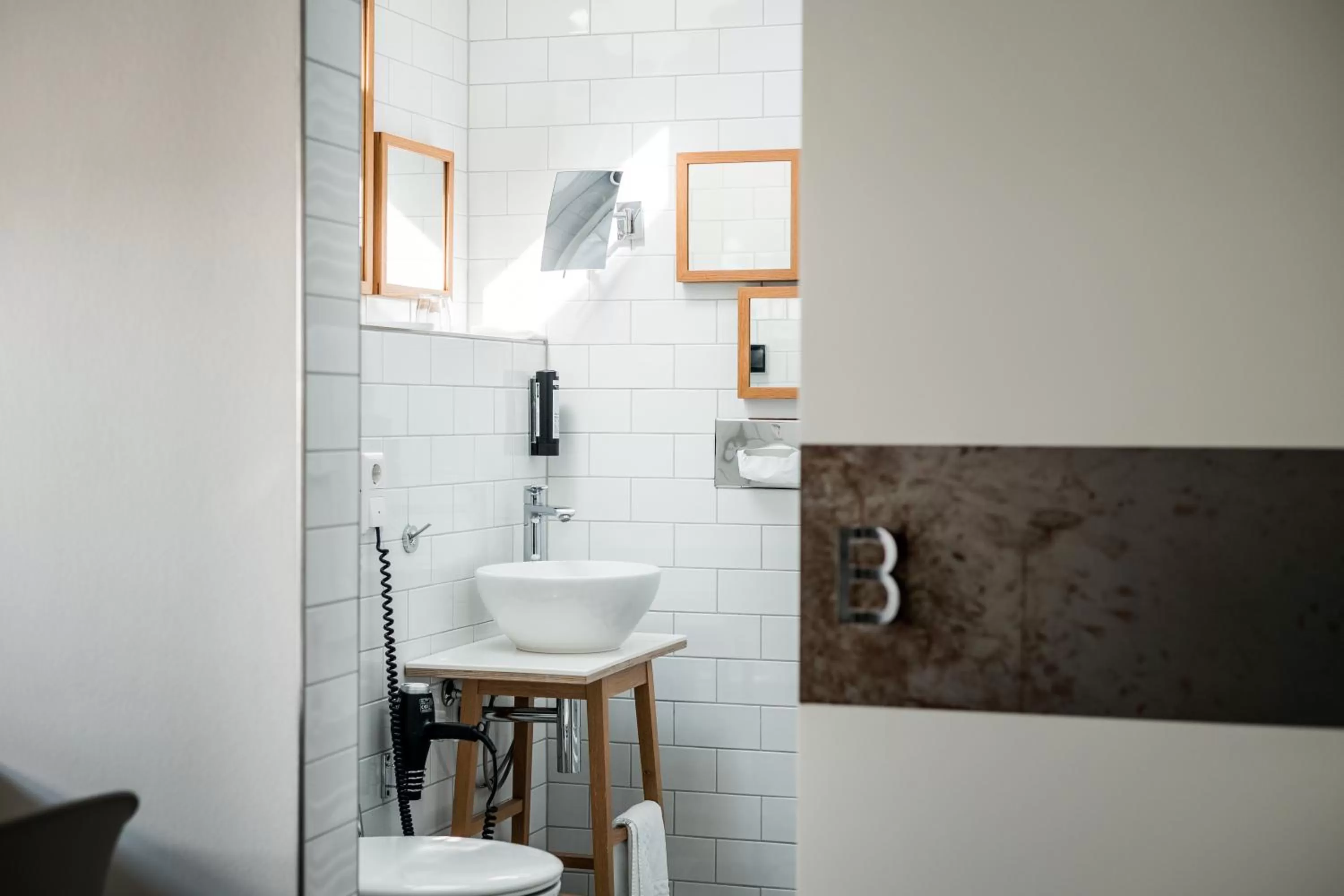 Bathroom in Romantikhotel Rebstock art & design