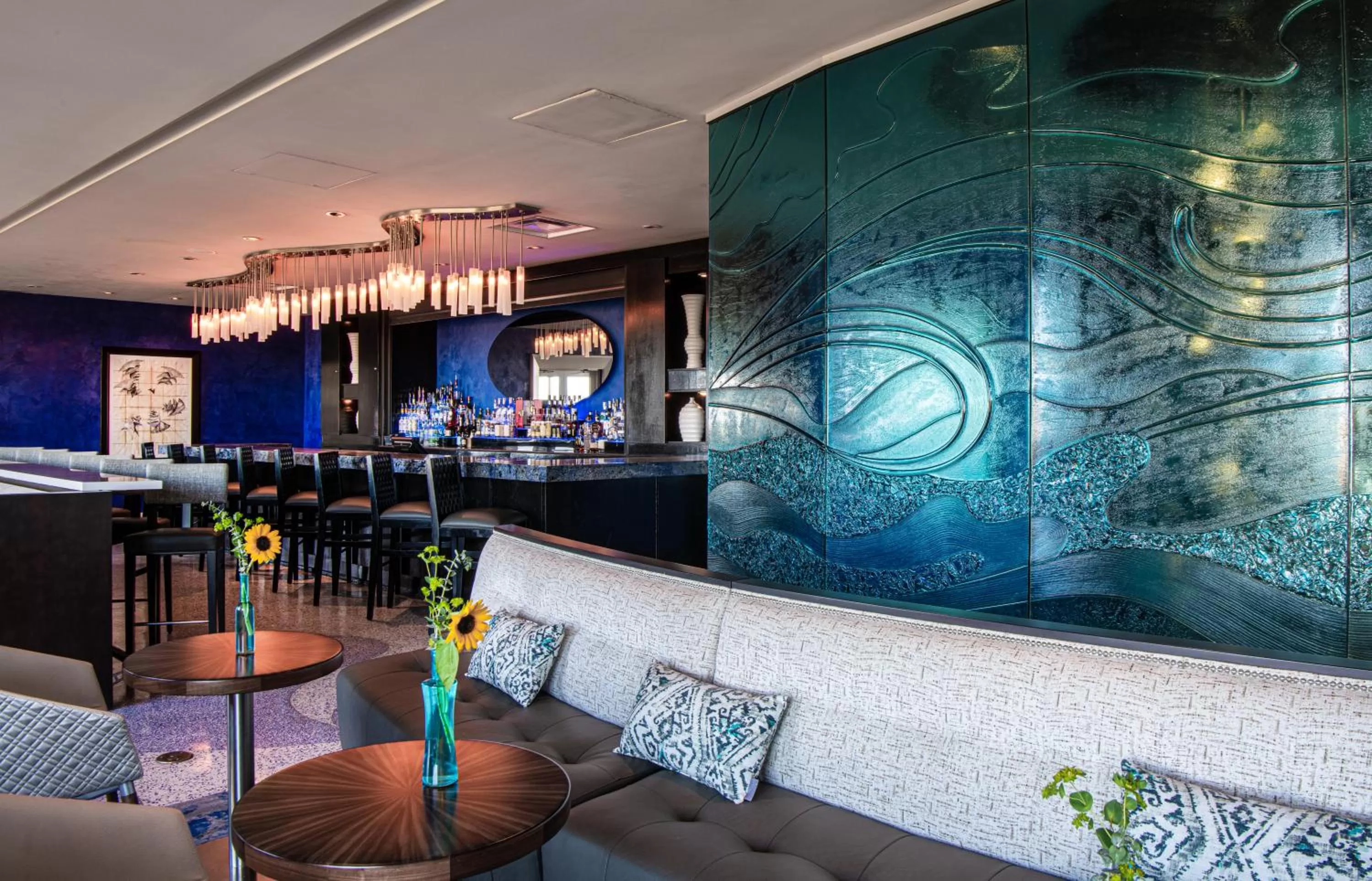Lounge or bar in One Ocean Resort and Spa