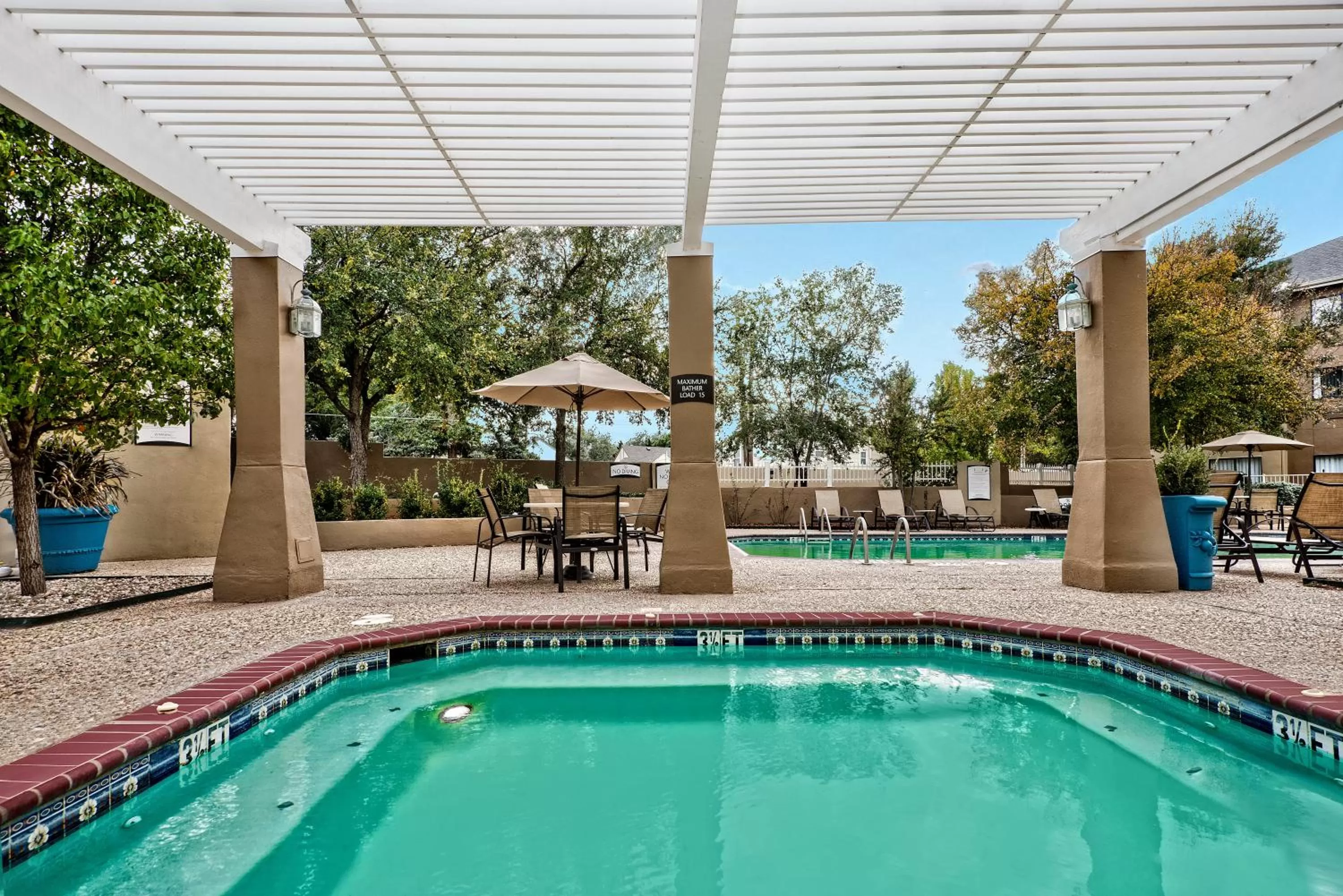 Swimming pool in Staybridge Suites Lubbock-University Area by IHG