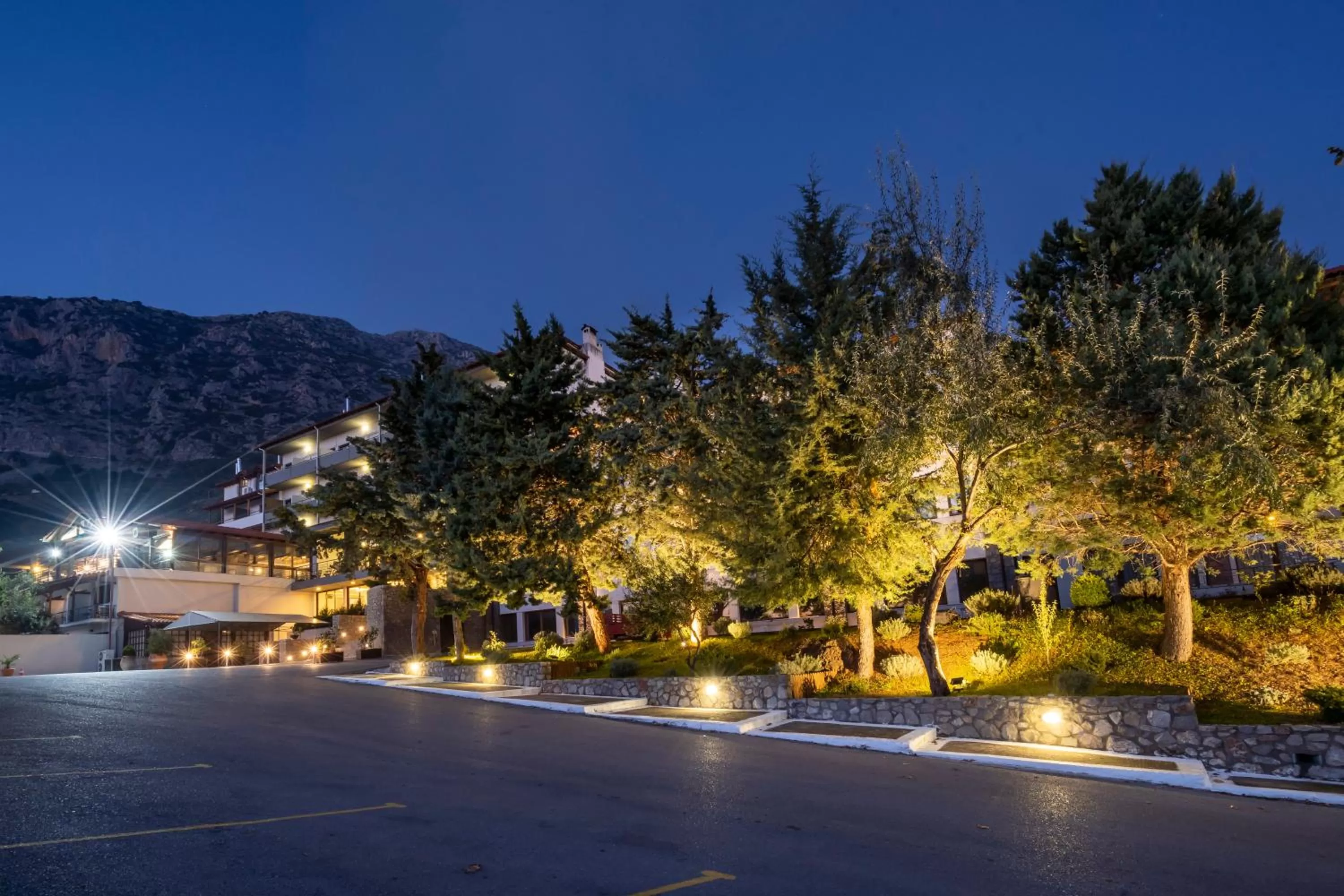 Garden in Anemolia Mountain Resort