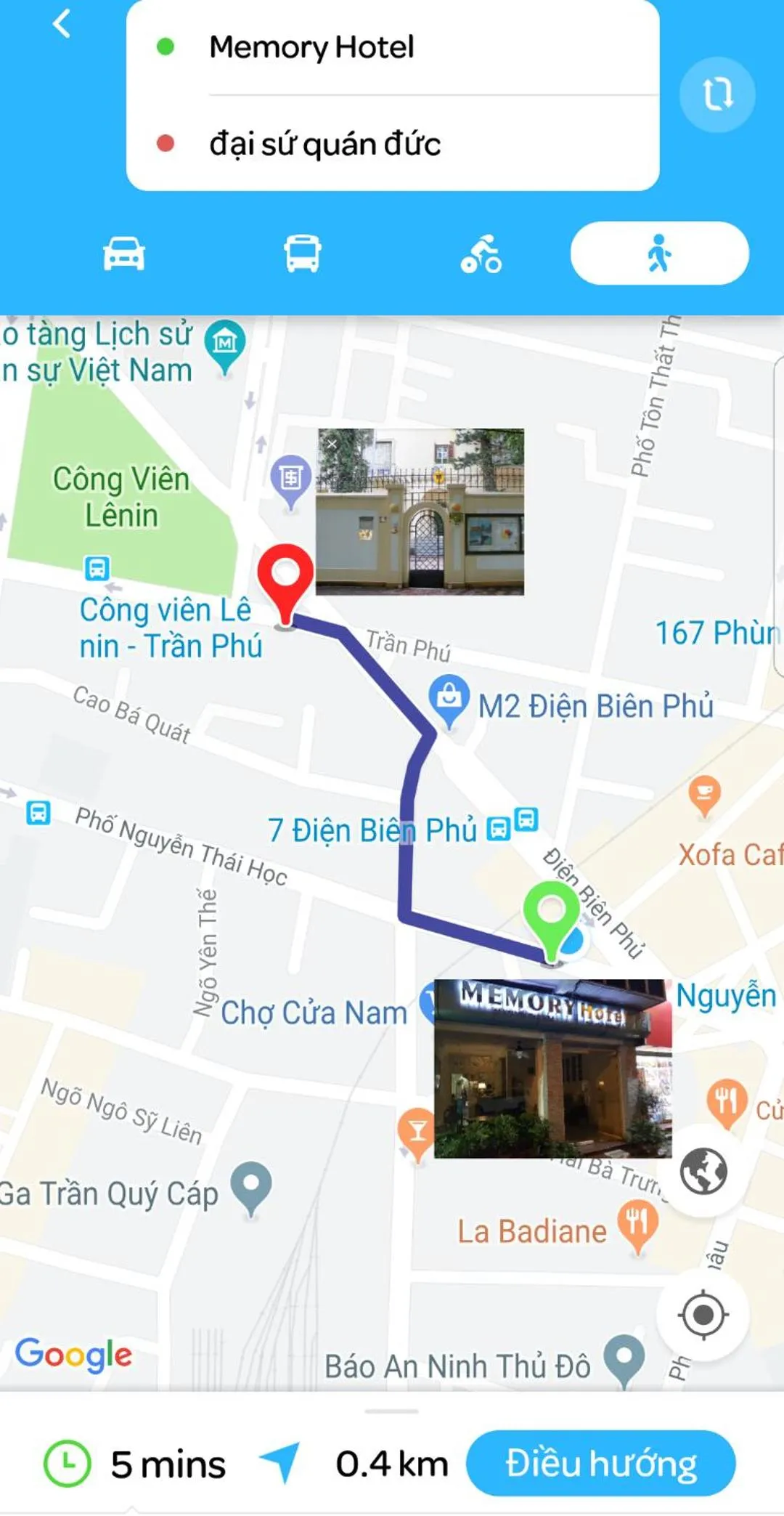 Neighbourhood in Memory Hotel