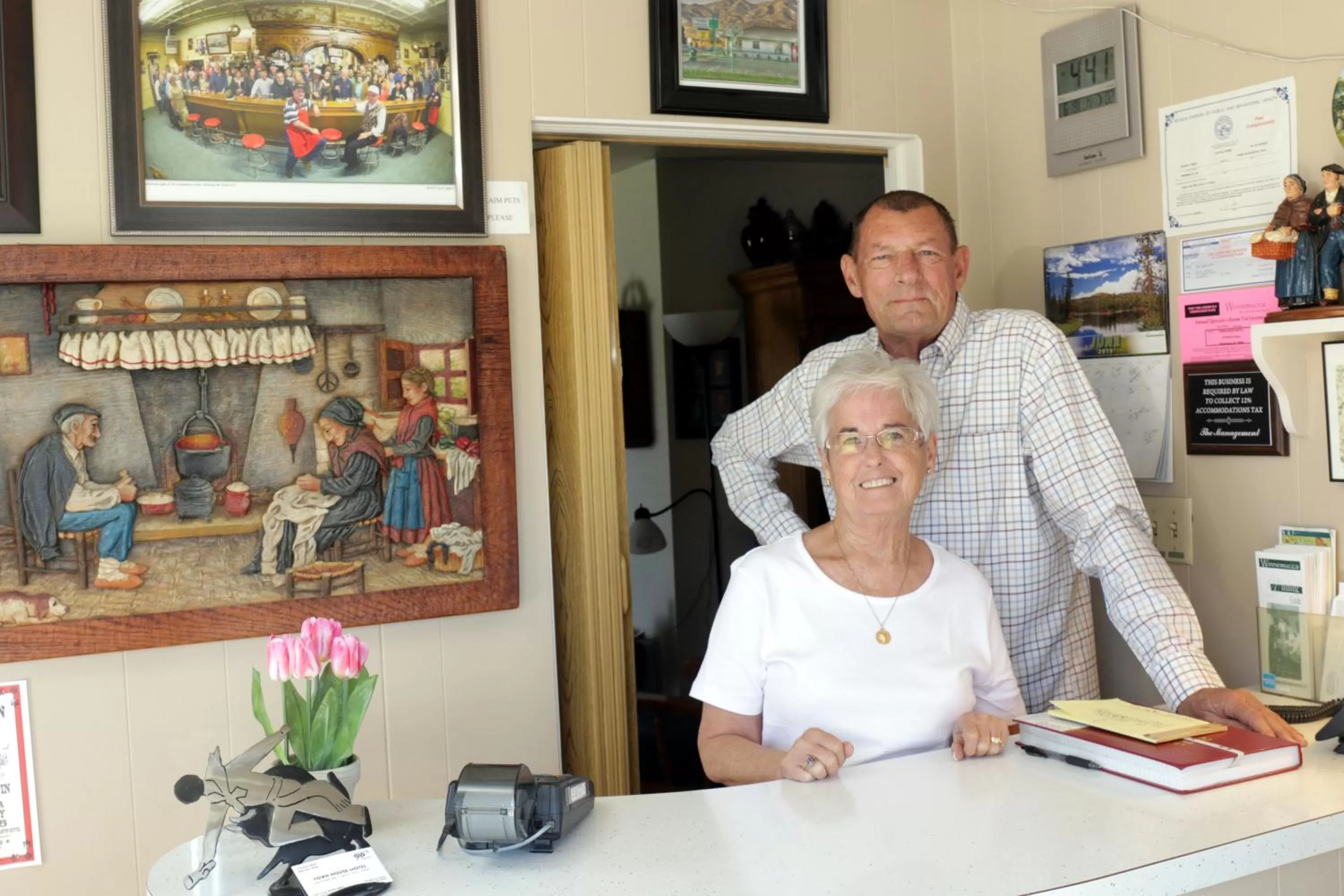 Staff in Town House Motel