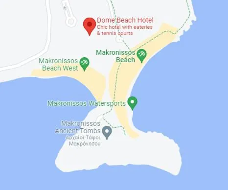 Location in Dome Beach Marina Hotel & Resort