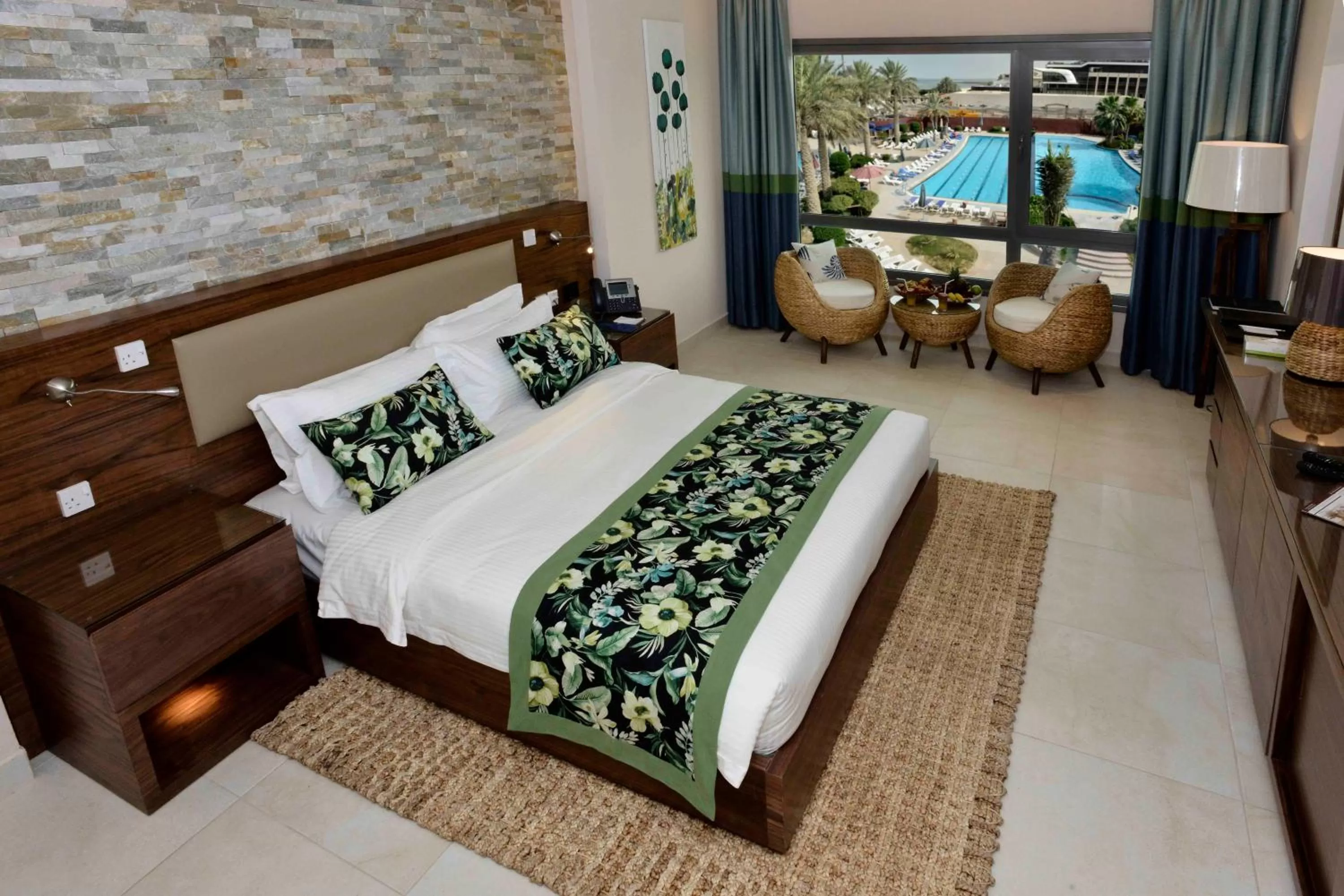 Bed in The Palms Beach Hotel & Spa