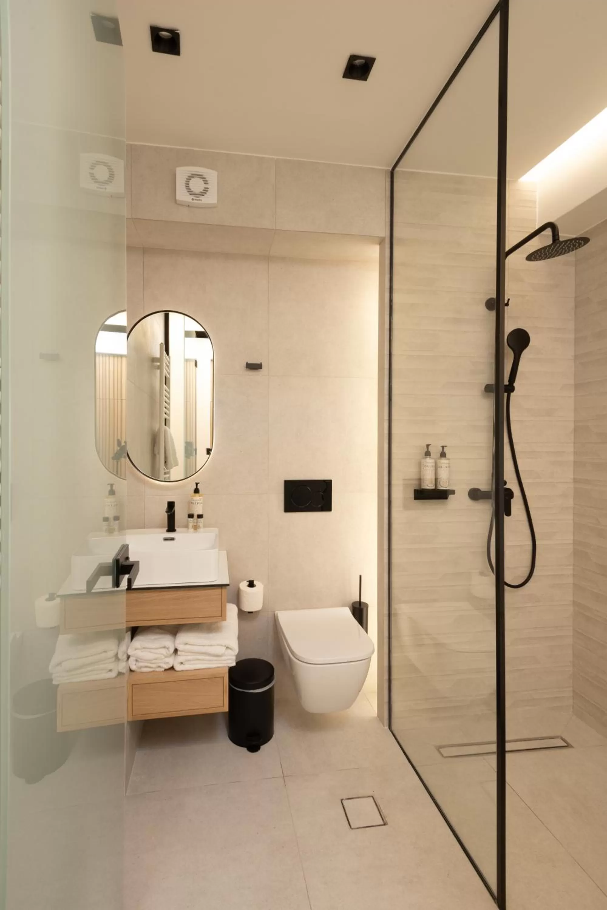 Shower in Incanto Boutique Suites - Neos Kosmos