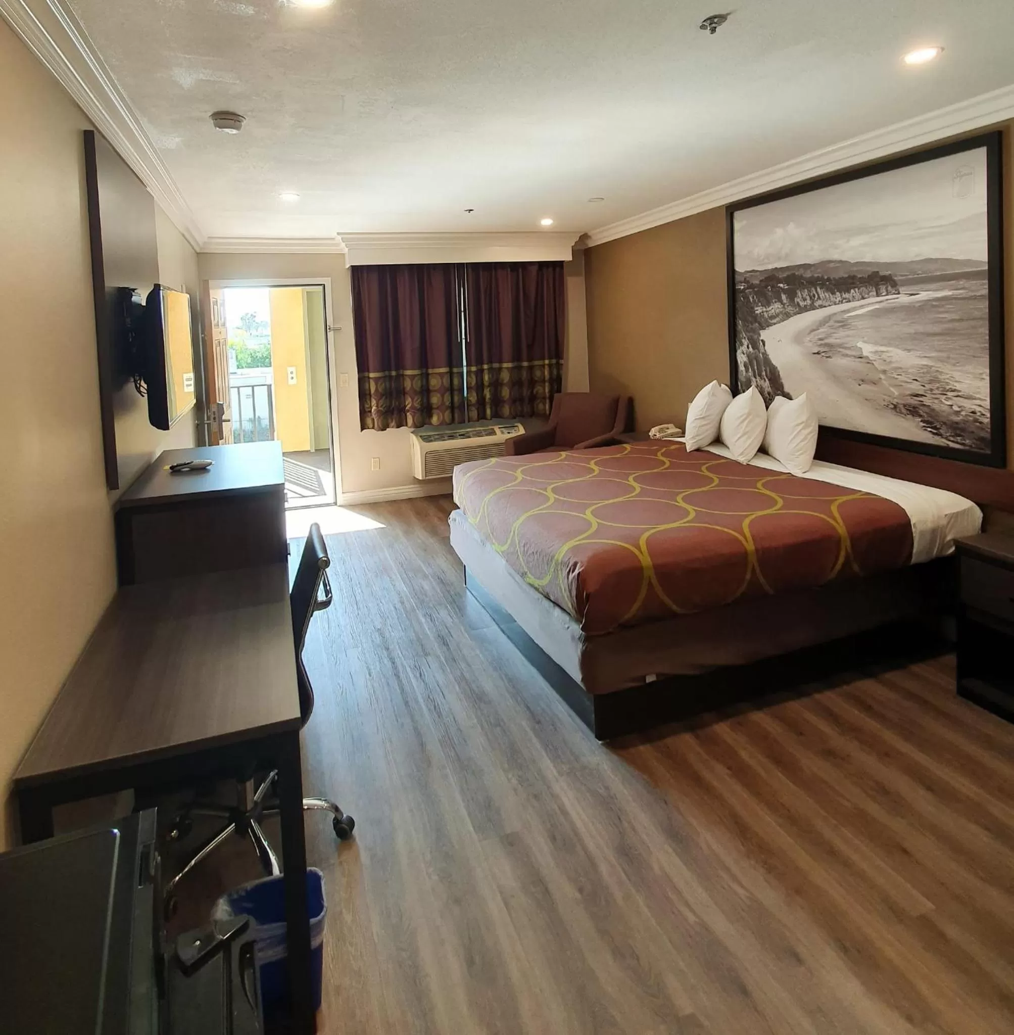 Bed in Super 8 by Wyndham Cypress Buena Park Area