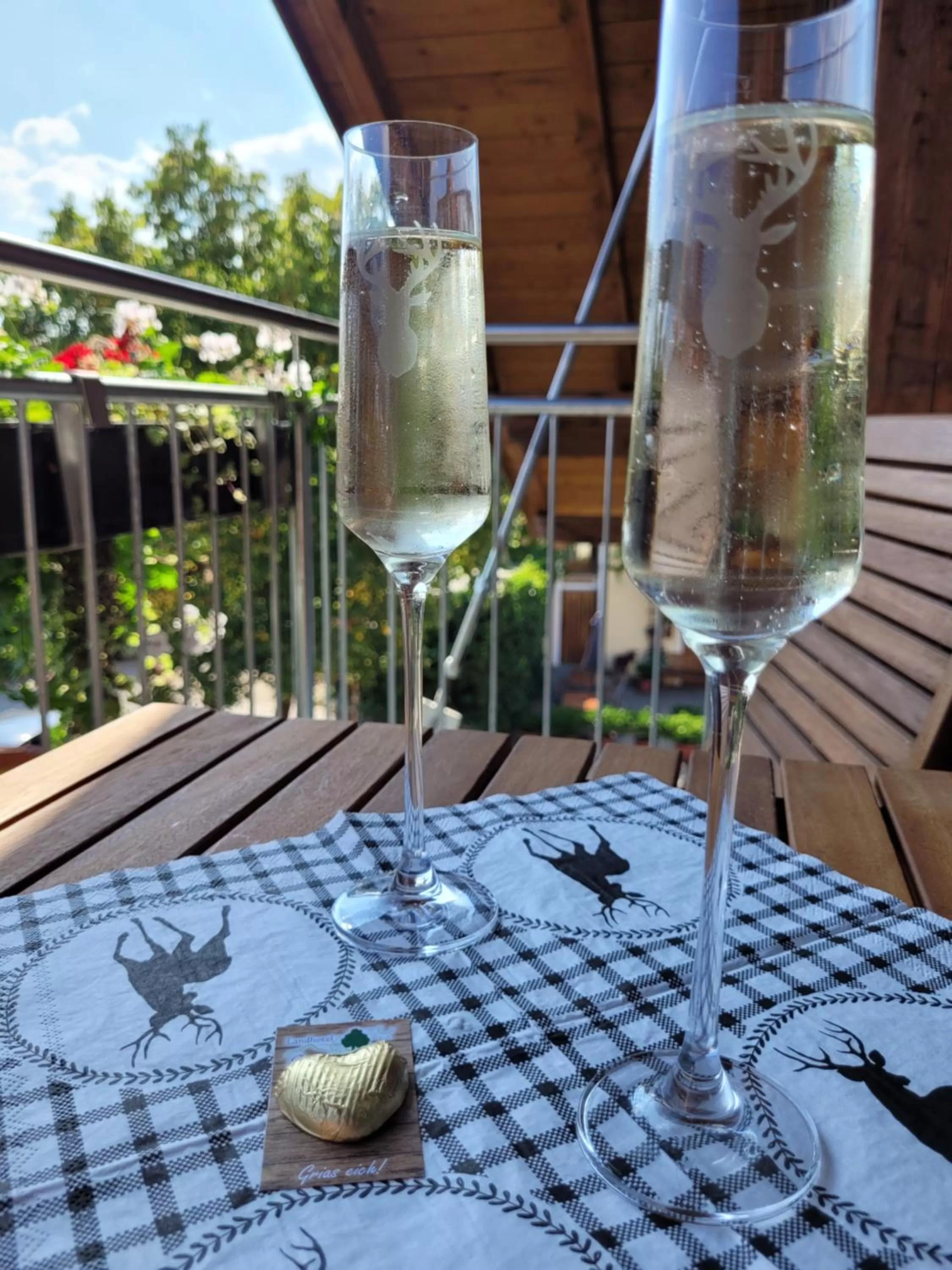 Balcony/Terrace in Landhotel Großeiberhof