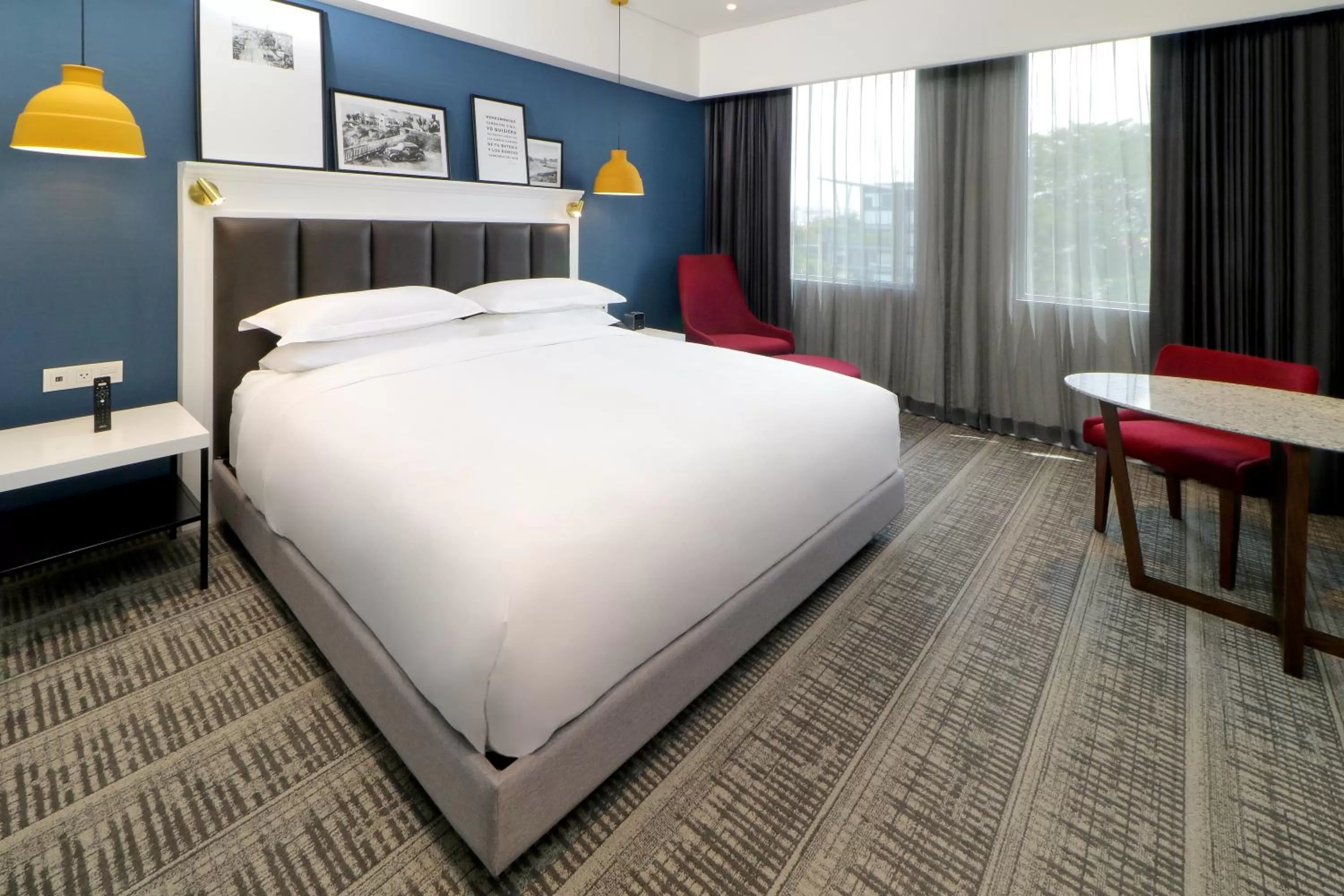 Photo of the whole room, Bed in Culiacan Marriott Hotel