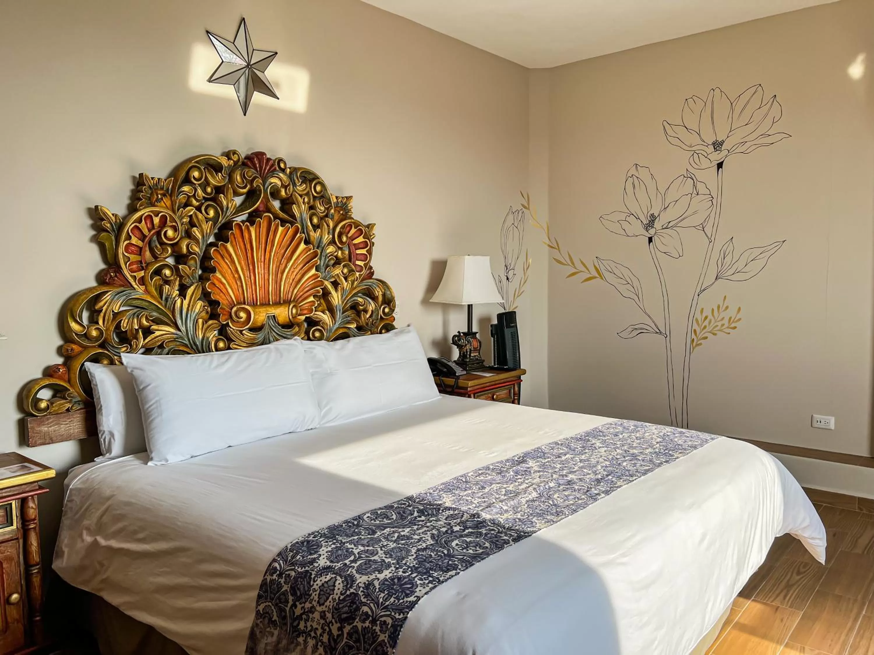 Bed in Hacienda de las Flores