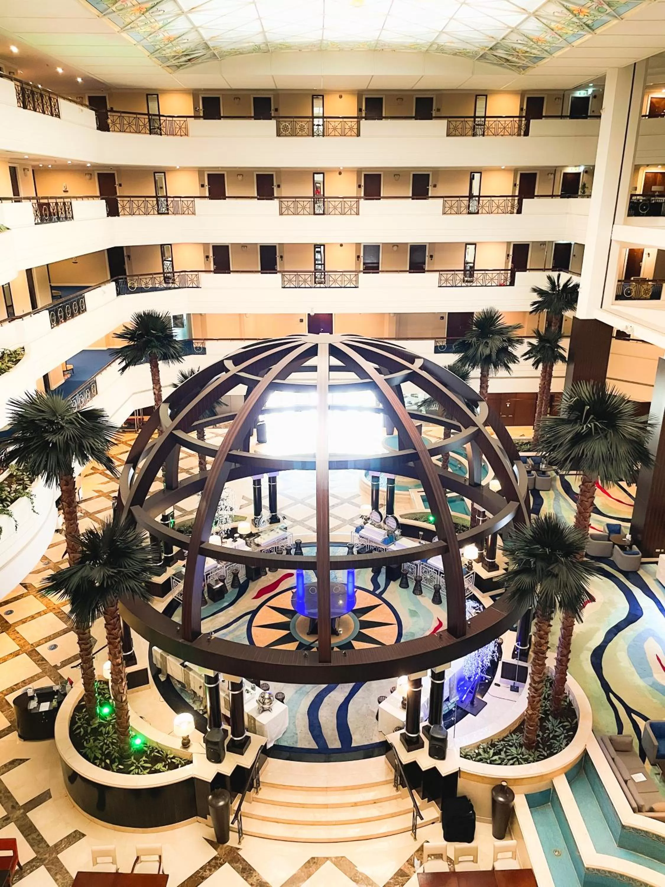 Lobby or reception in Mövenpick Grand Al Bustan