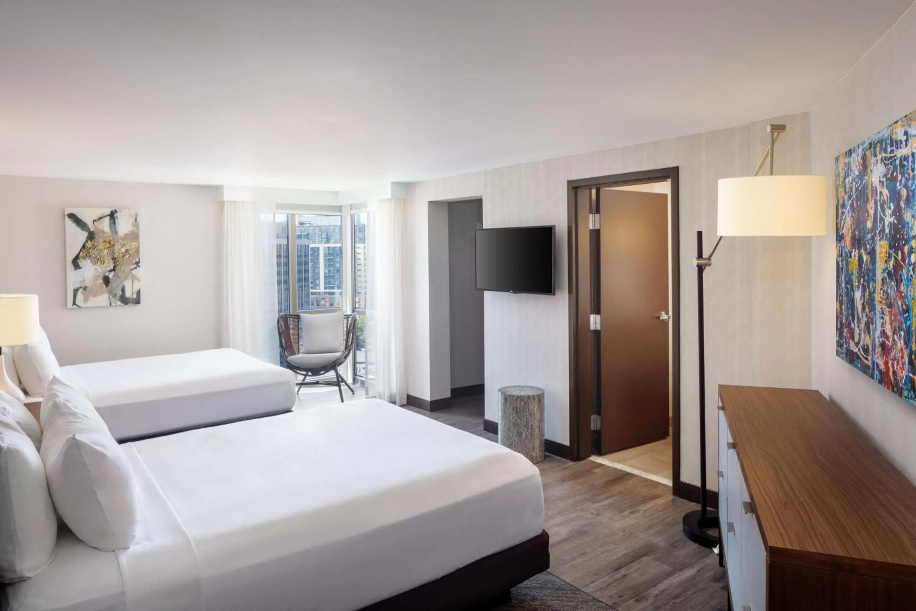 Bed in The Bethesdan Hotel, Tapestry Collection by Hilton