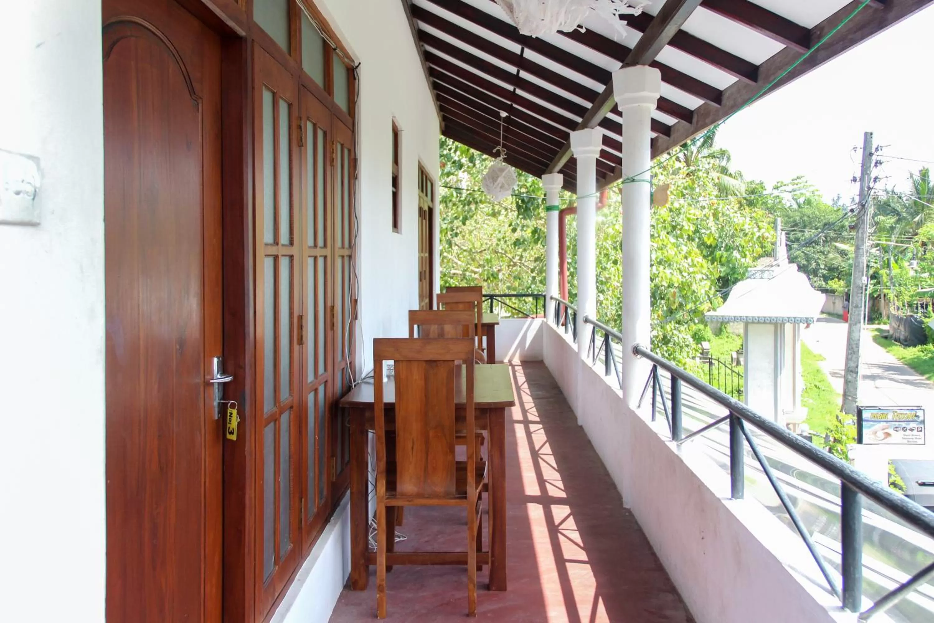 Balcony/Terrace in Pearl Resort Mirissa