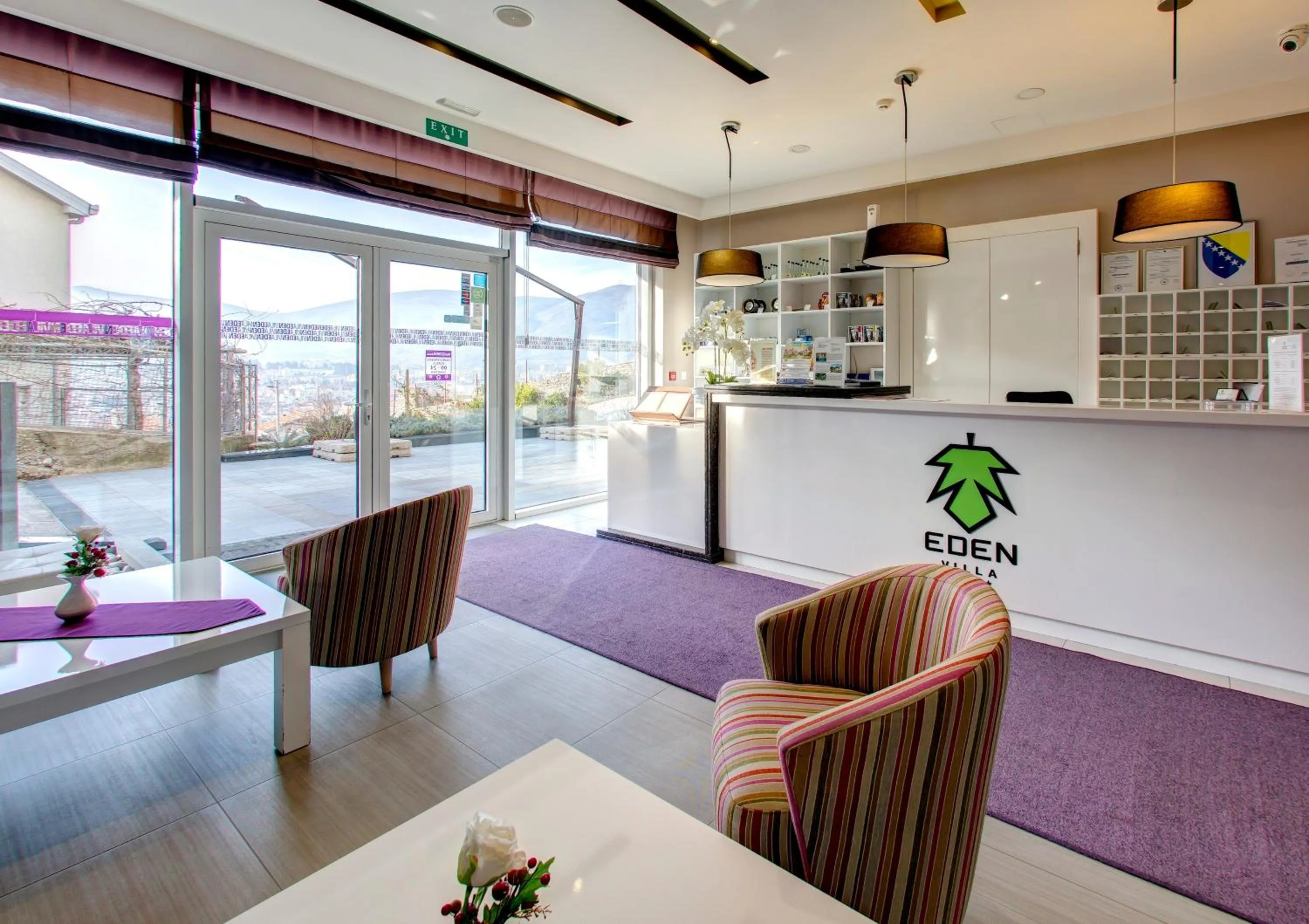 Lobby or reception in Hotel Eden