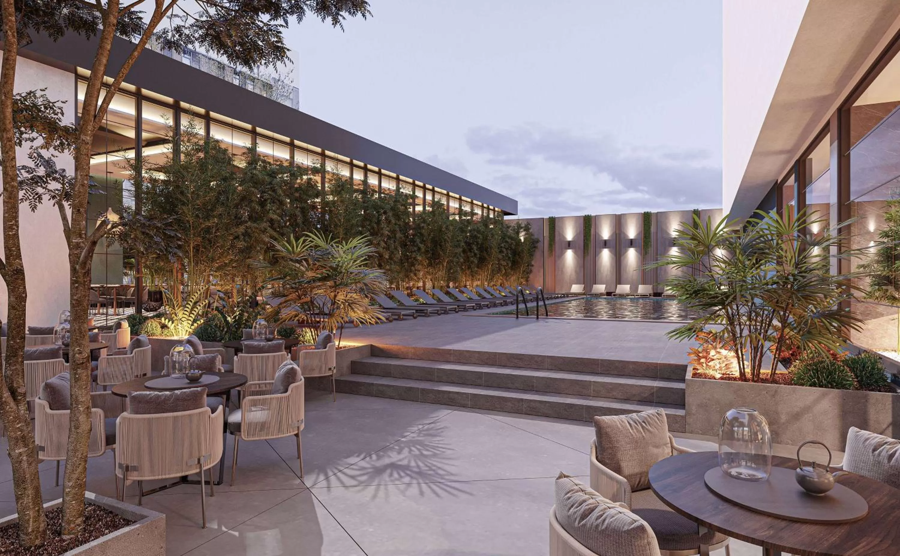 Pool view in Ramada Plaza Sultanahmet