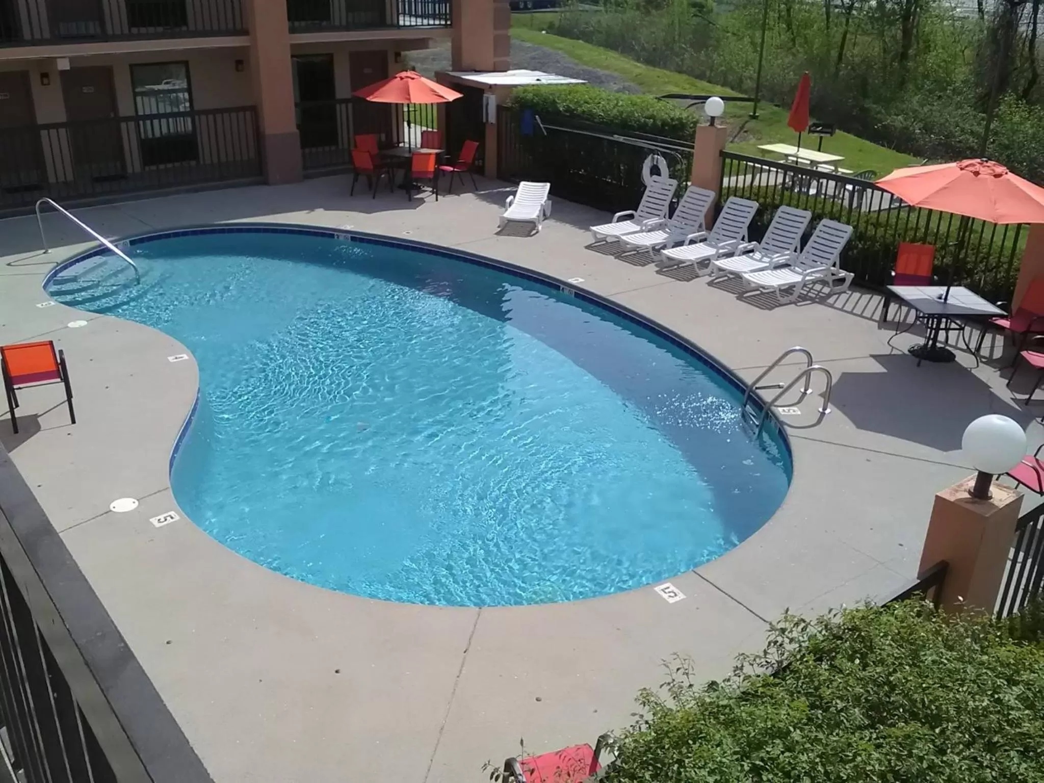 Swimming pool in Super 8 by Wyndham Knoxville West/Farragut