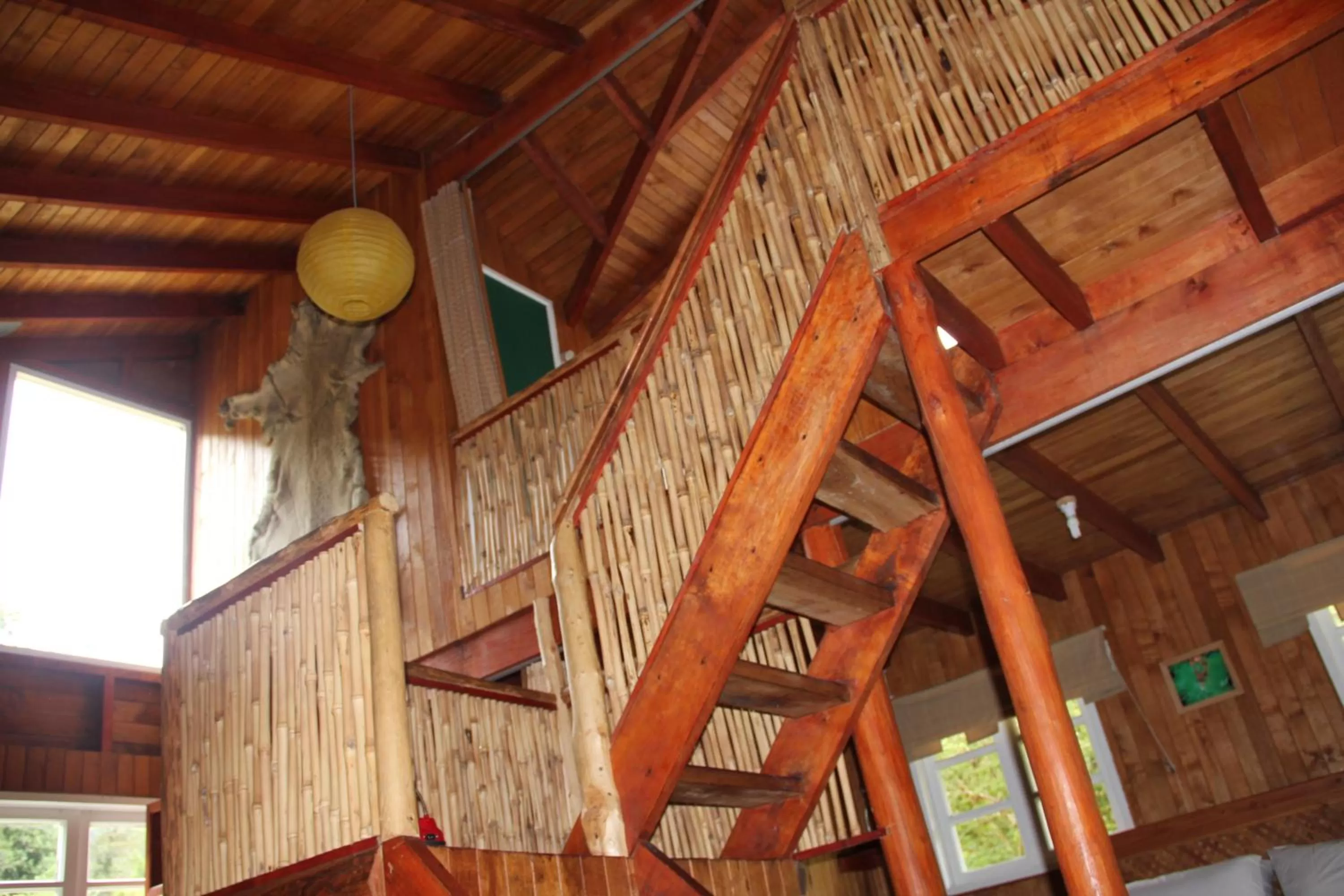 Living room in Posada Queulat