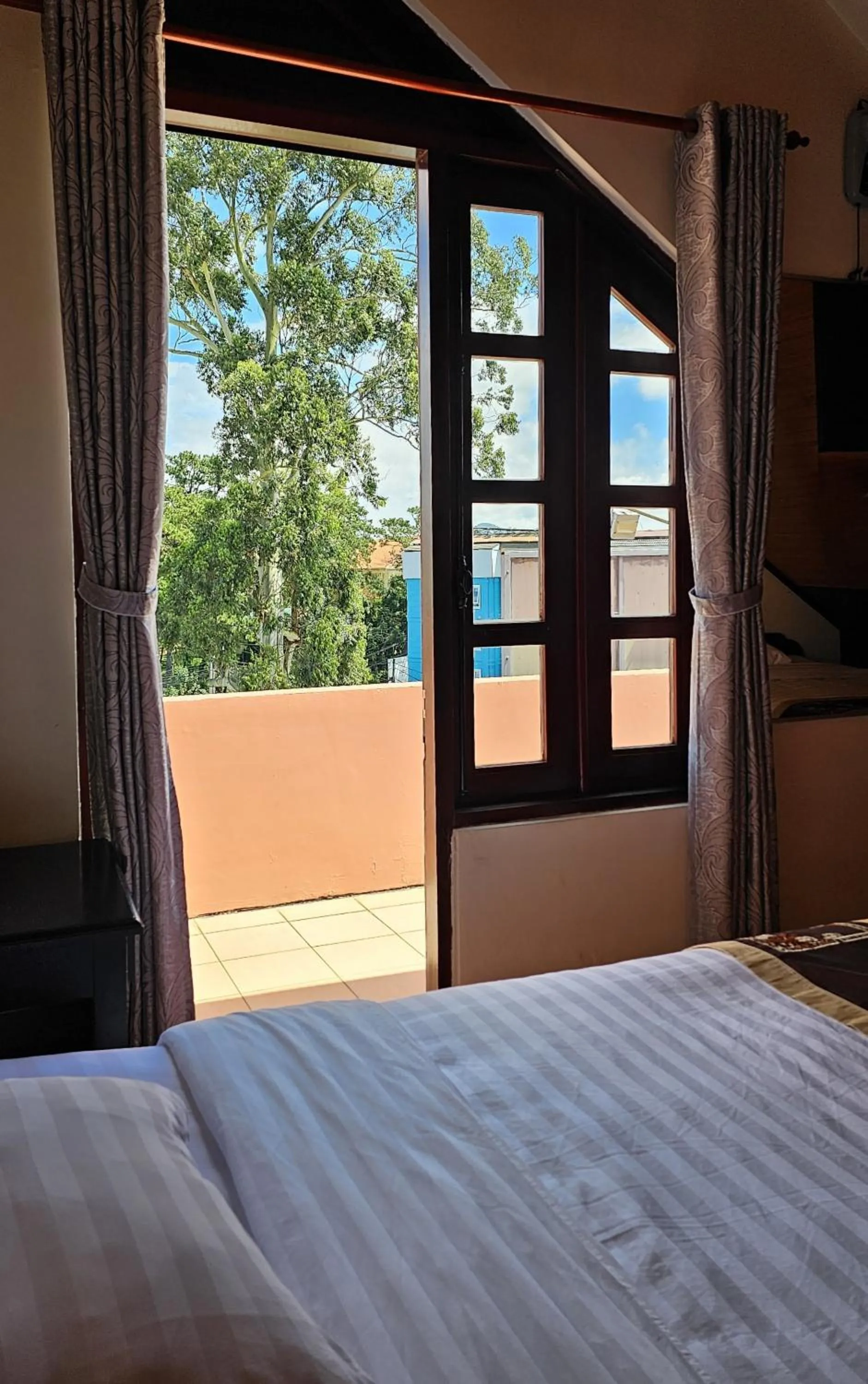 Bed in Villa Pink House