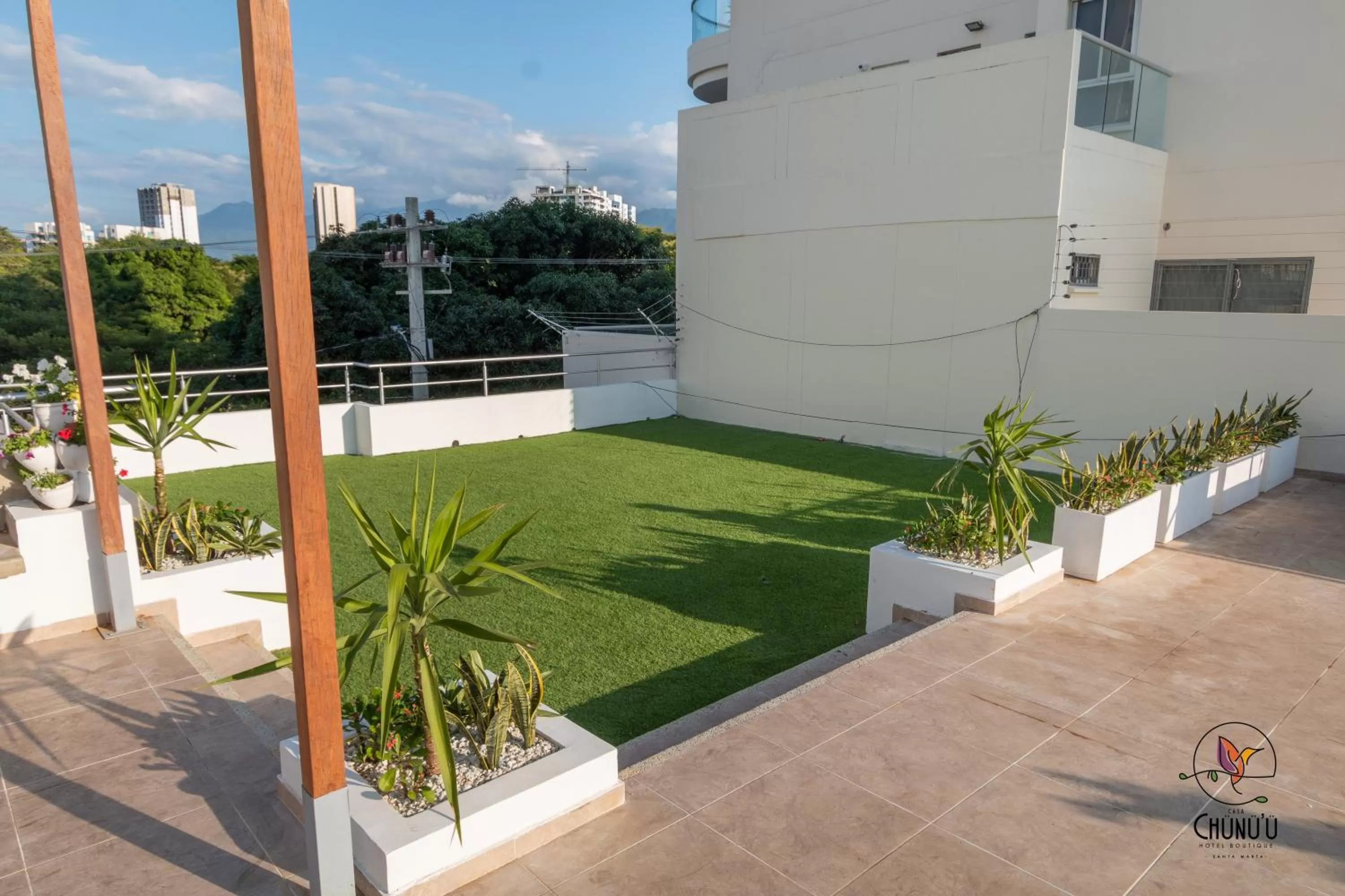 Balcony/Terrace in Hotel Boutique Casa chunuu Santa Marta