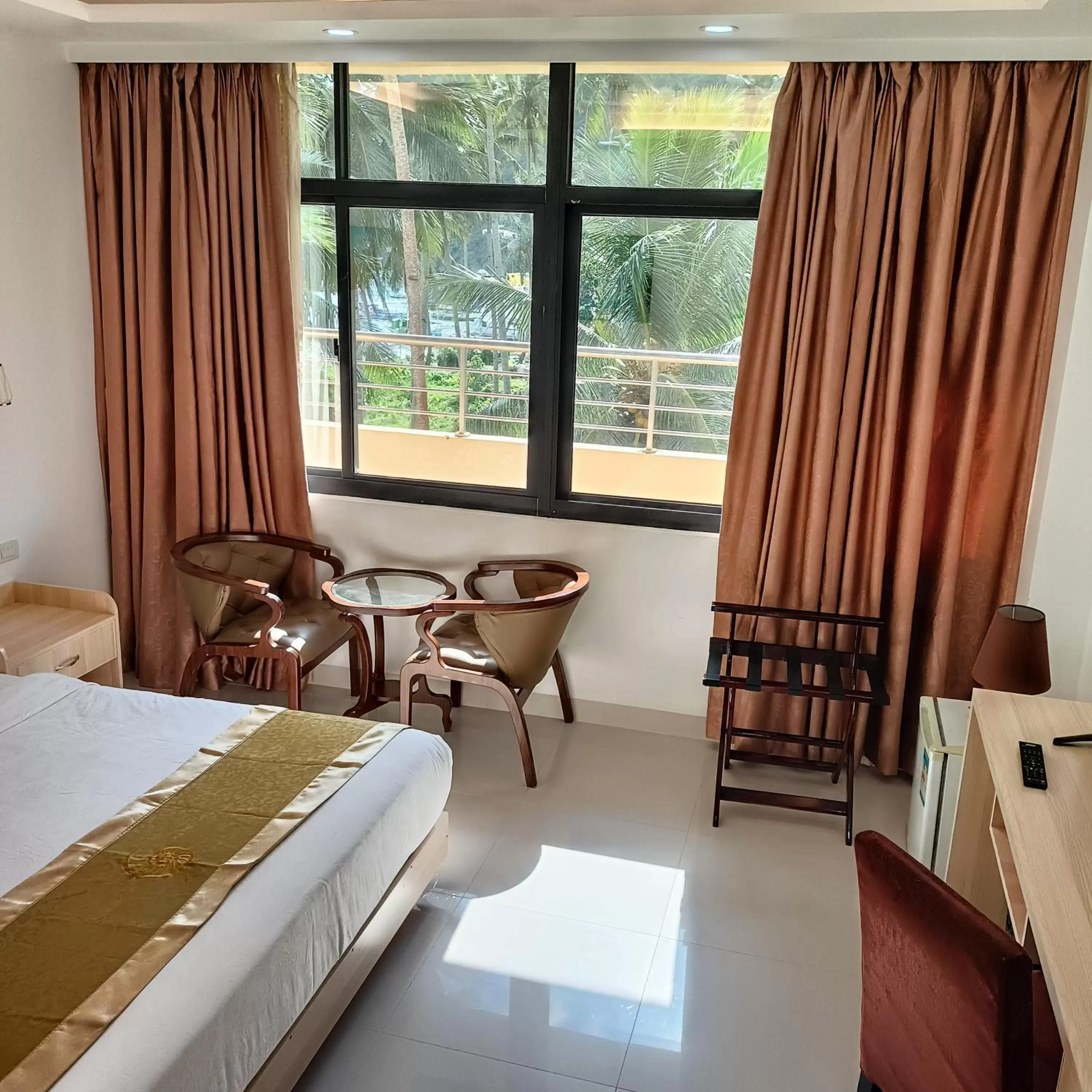 View (from property/room), Bed in One El Nido Suite