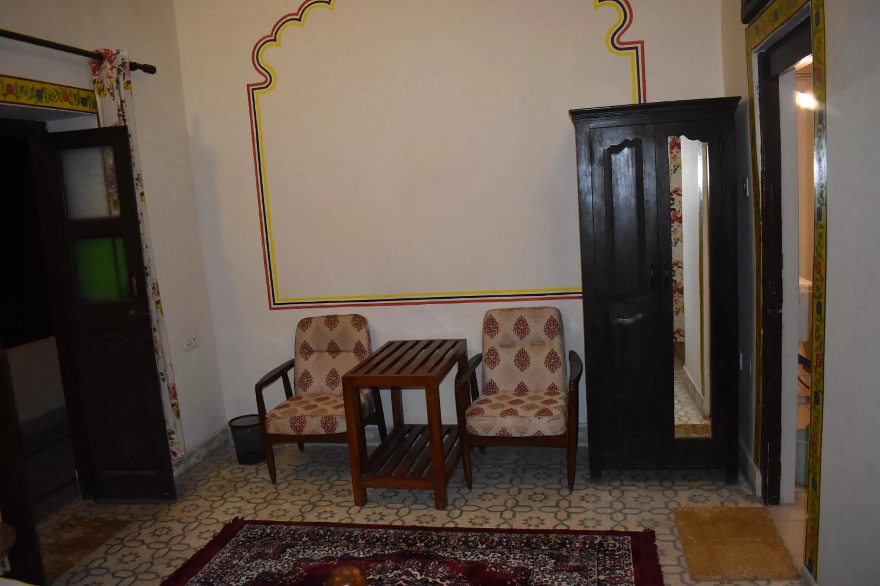 Seating area in Hotel Nawal Sagar Palace - Bundi