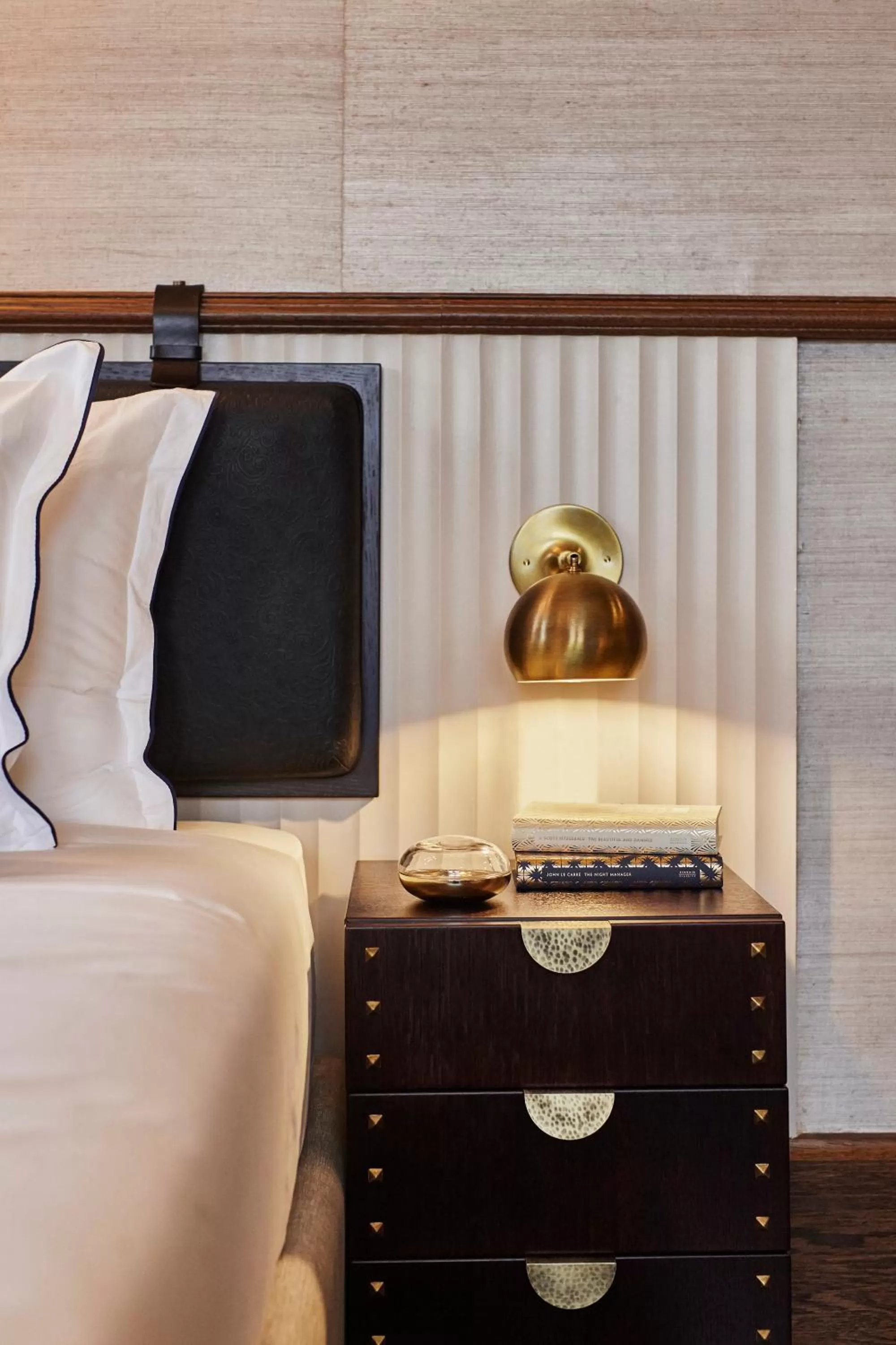 Decorative detail, Bed in Callas House