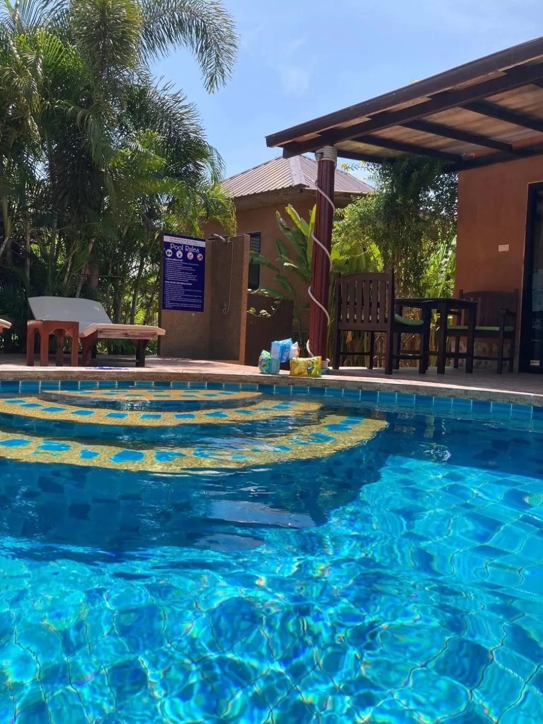 Swimming pool in Panisara Pool Villa Resort Huahin