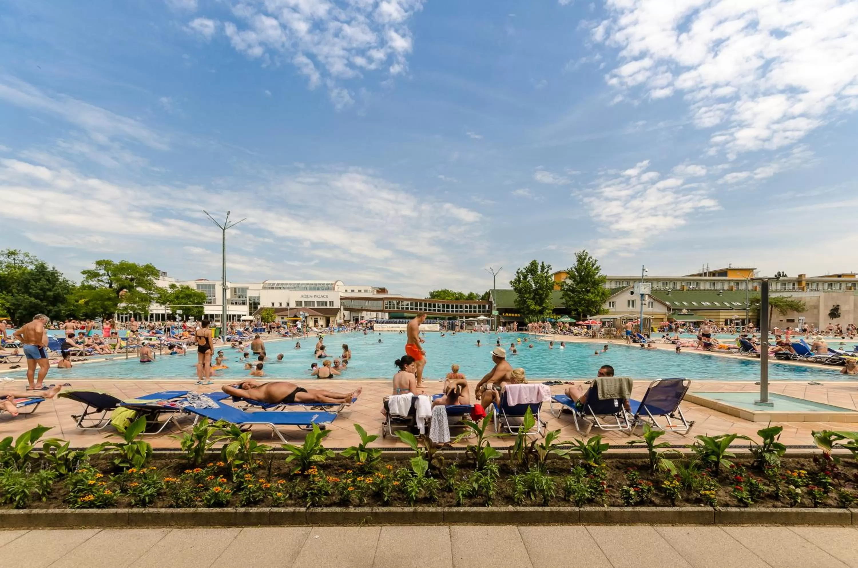 Swimming pool in Hunguest Hotel Aqua Sol