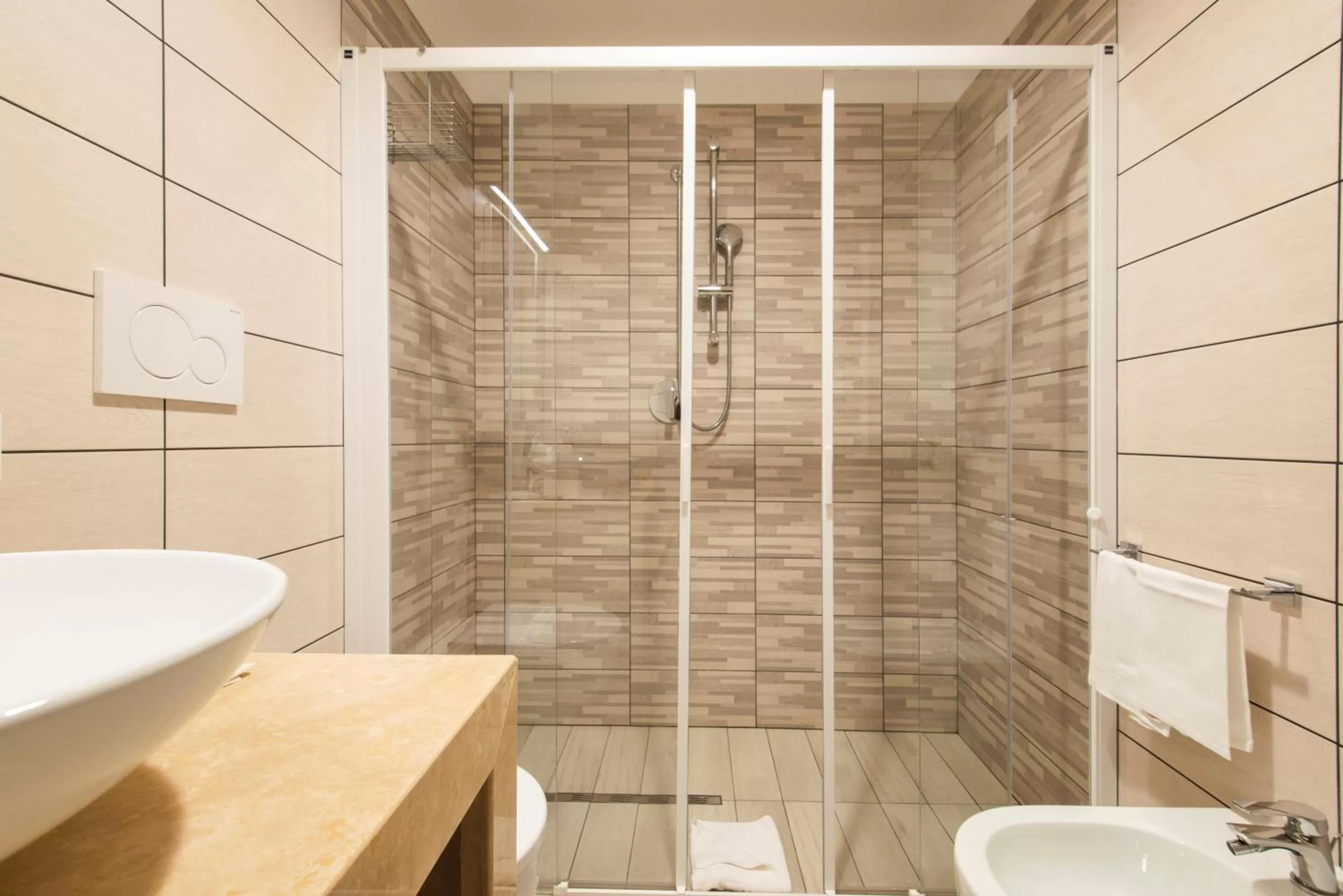 Bathroom in Domus Porto Di Traiano Resort