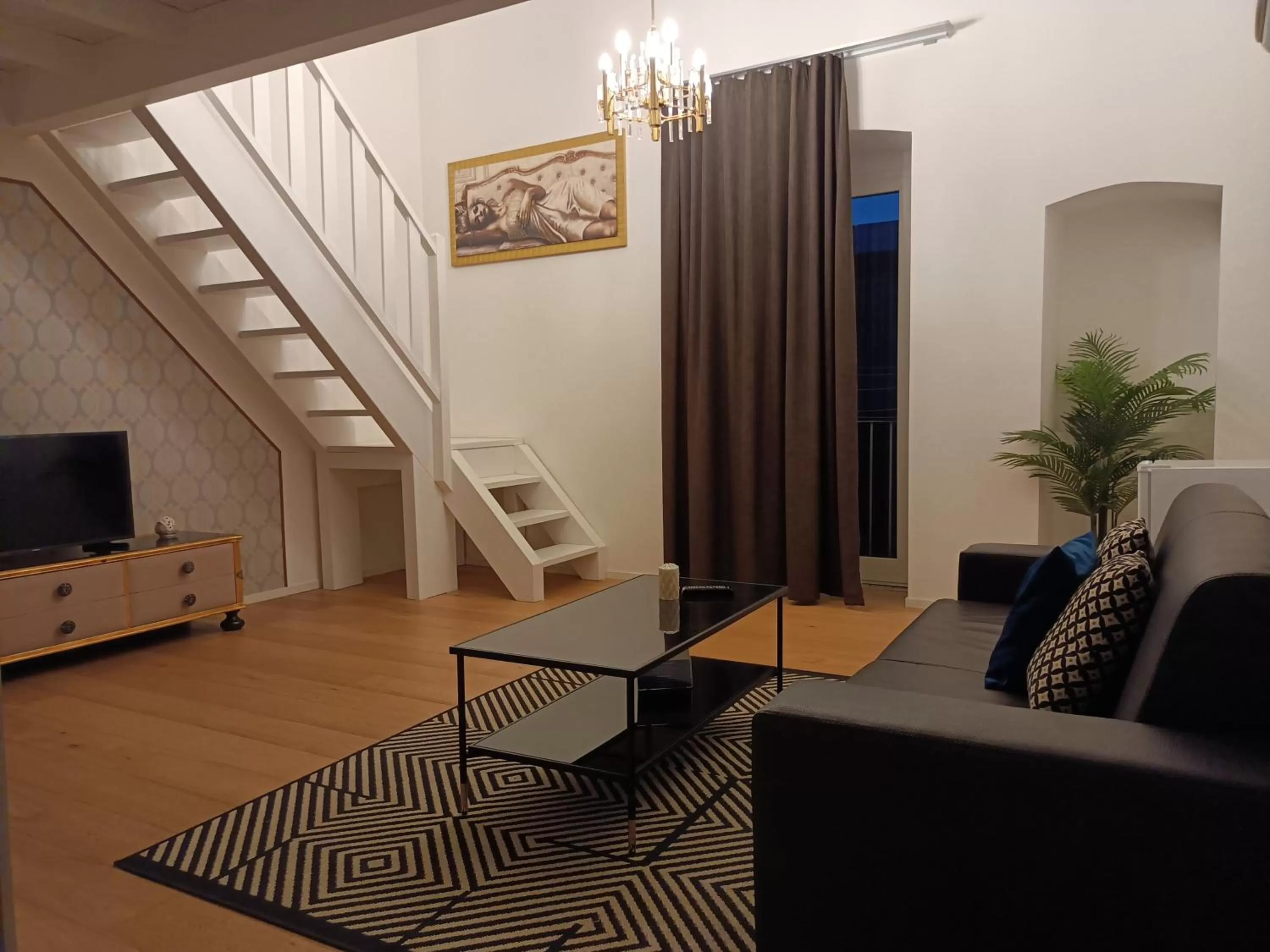 Seating Area in Santandrea suites