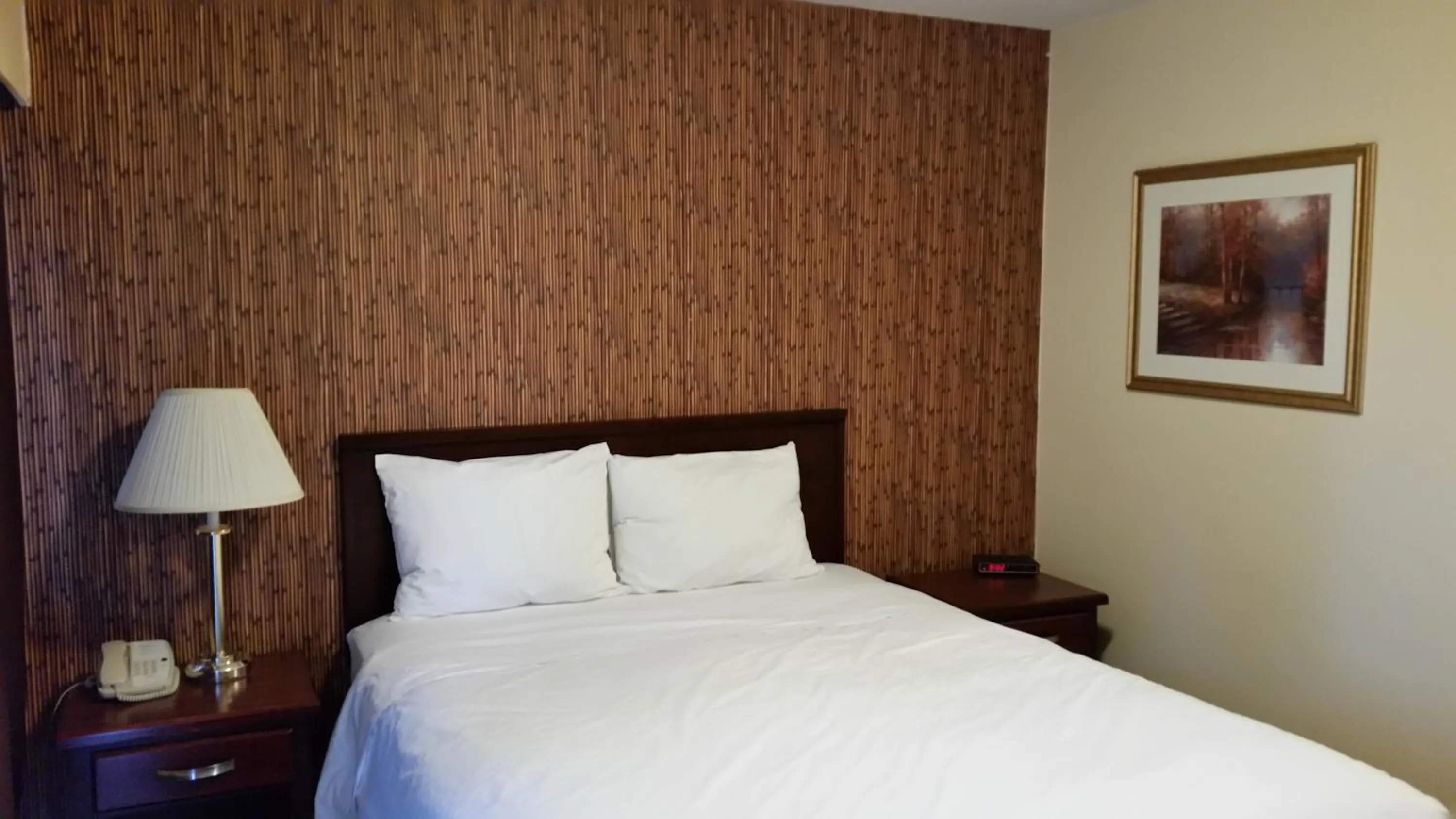 Bed in Comox Valley Inn & Suites
