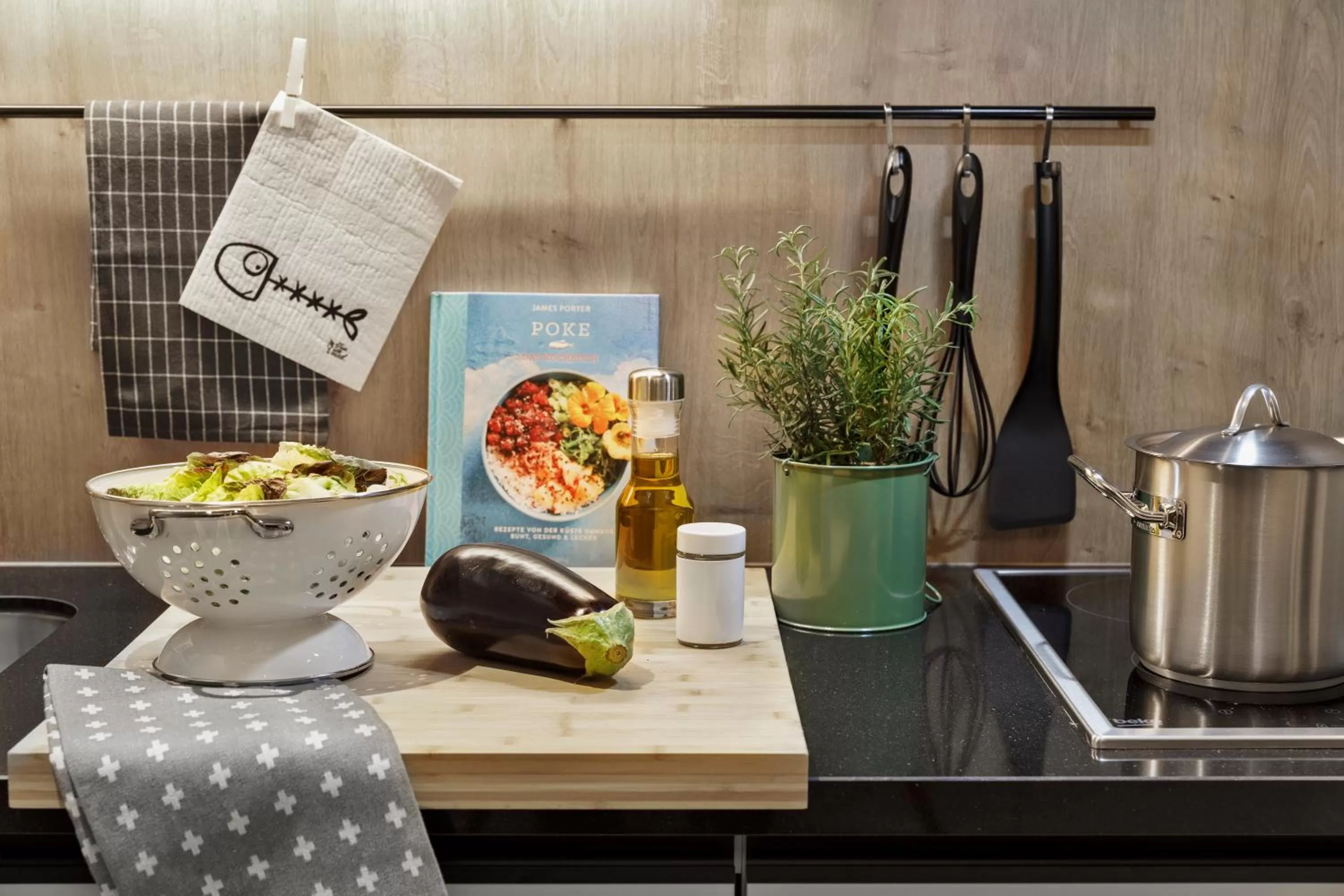 Kitchen or kitchenette in Stay KooooK Bern Wankdorf - Online Check In