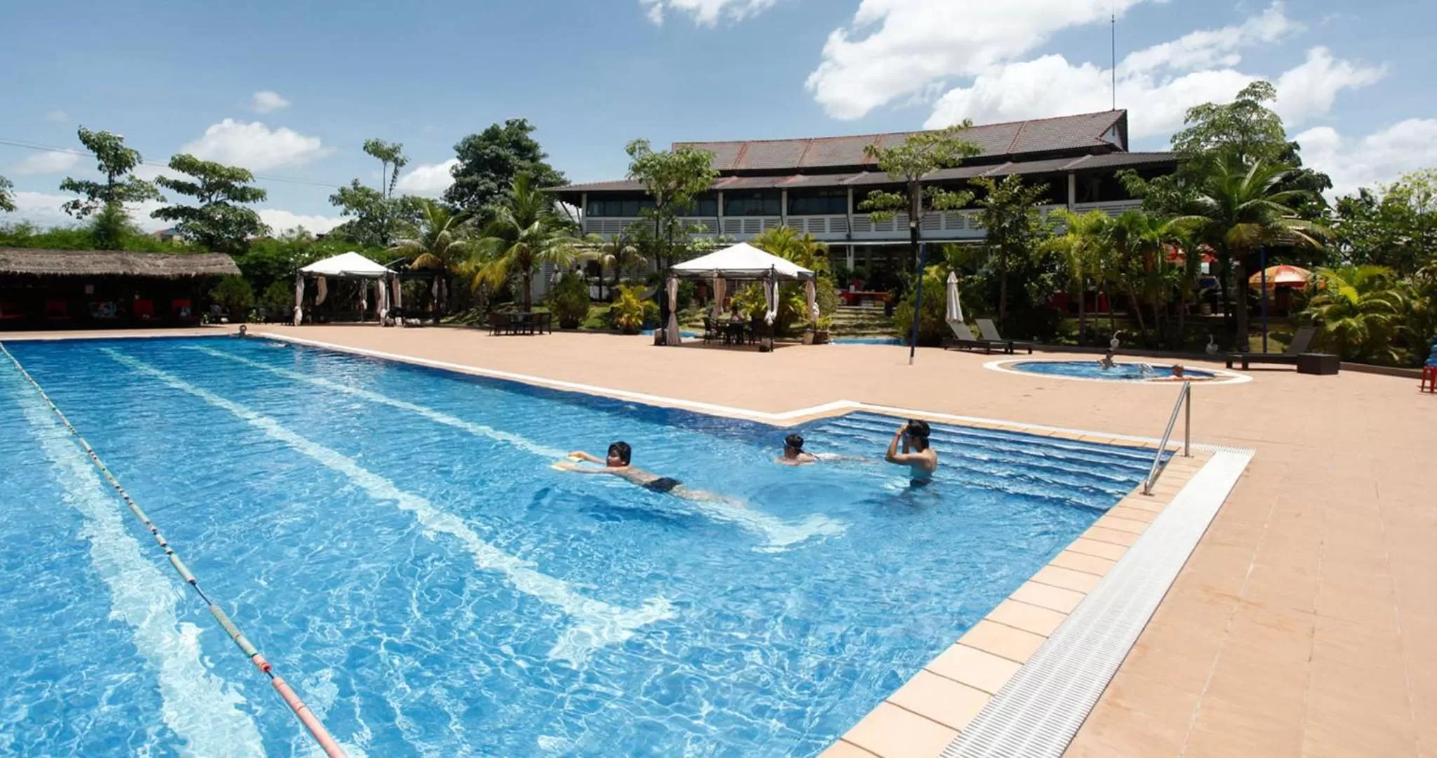 Swimming pool in Cambodian Country Club