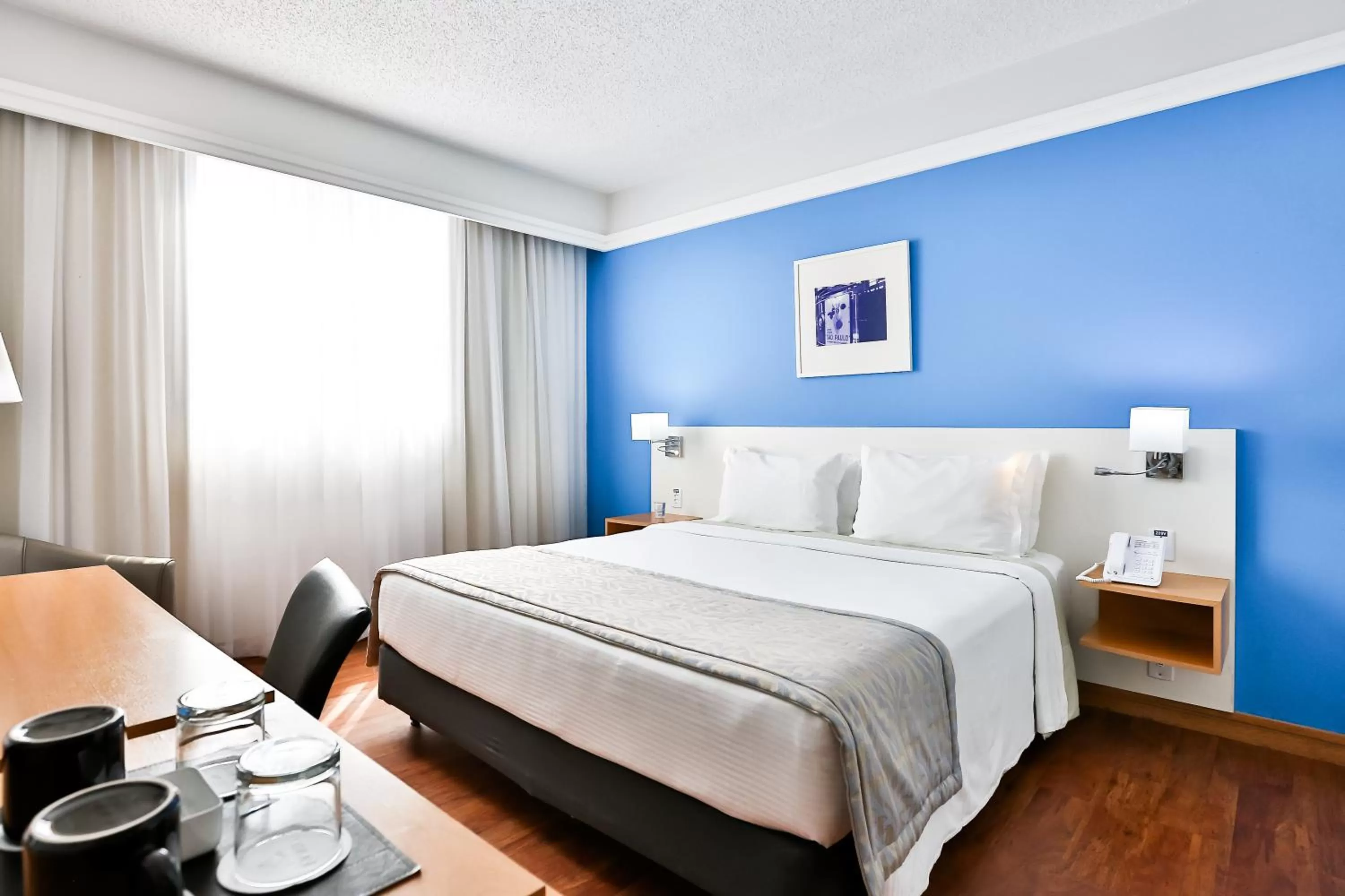 Bed in Slaviero São Paulo Downtown