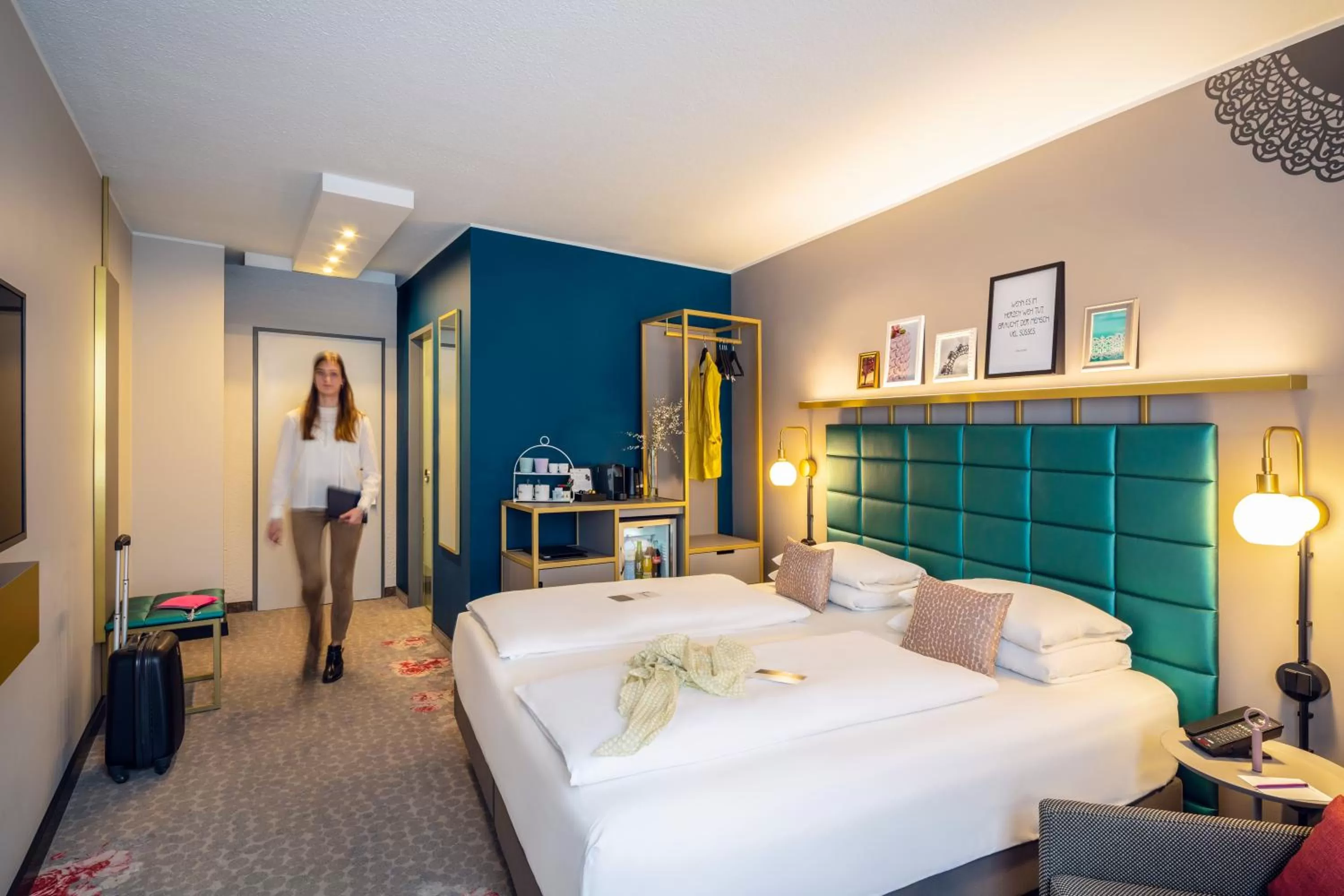 Photo of the whole room, Bed in Mercure Wien Zentrum