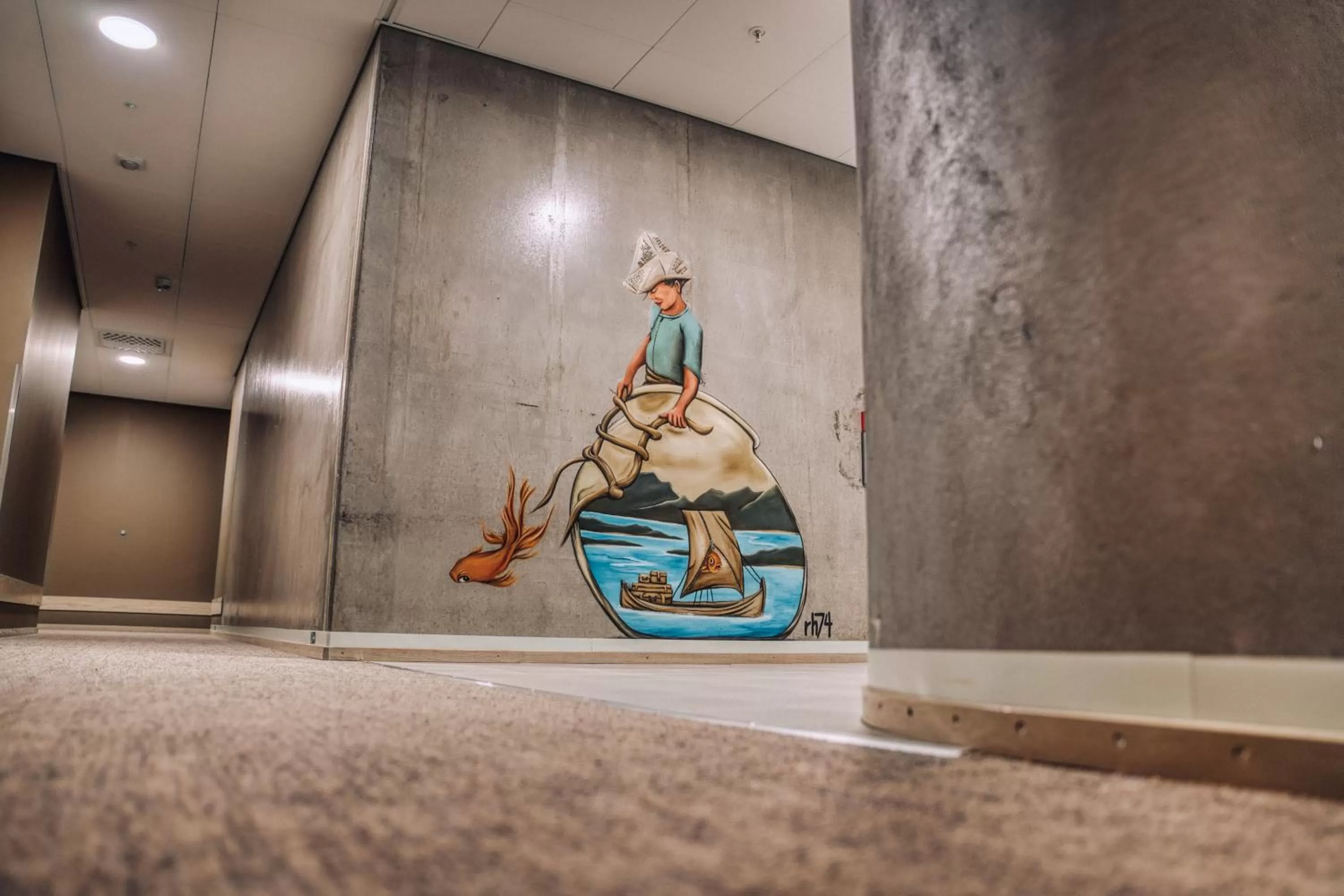 Decorative detail in Smarthotel Bodø