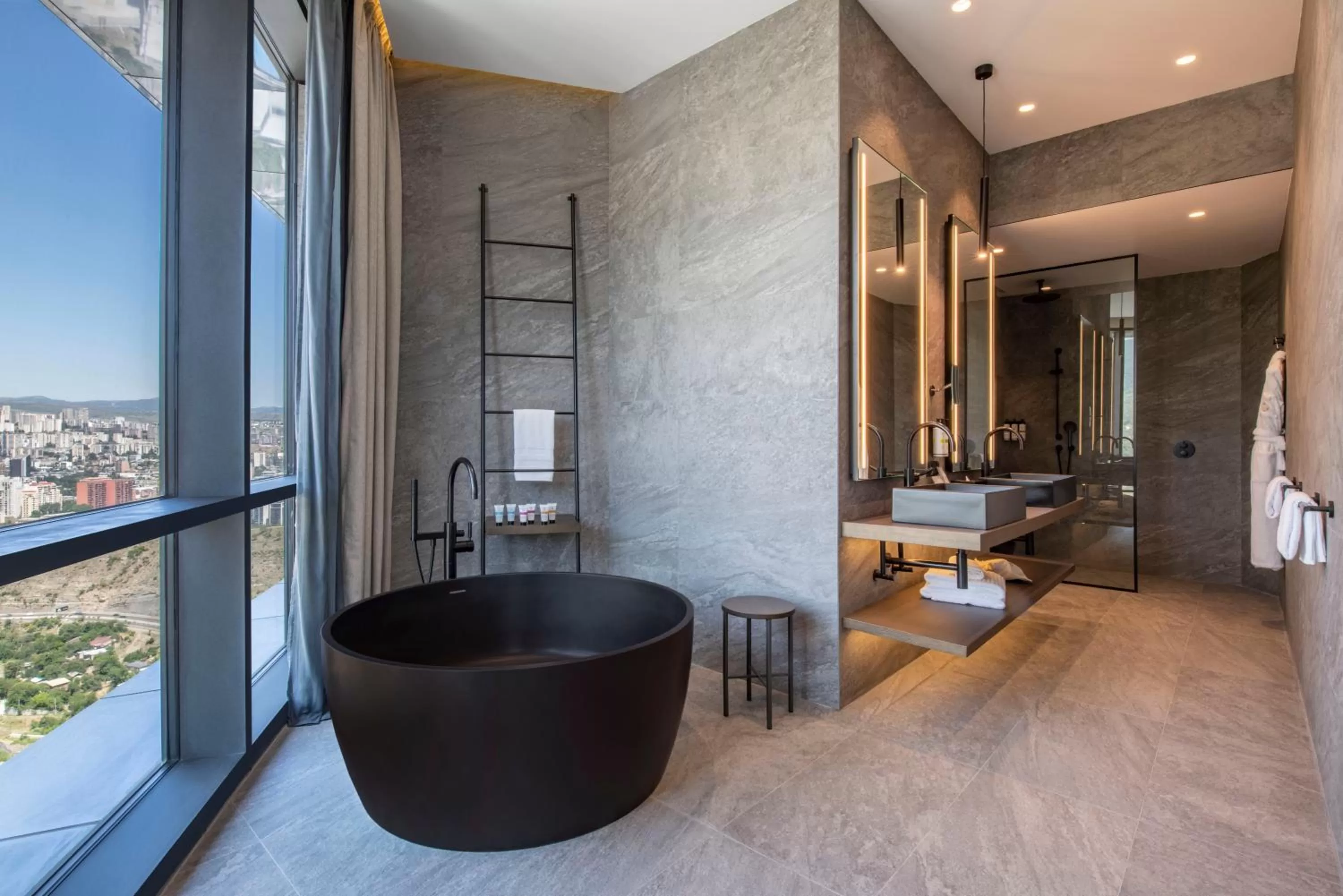 Bathroom in Pullman Tbilisi Axis Towers