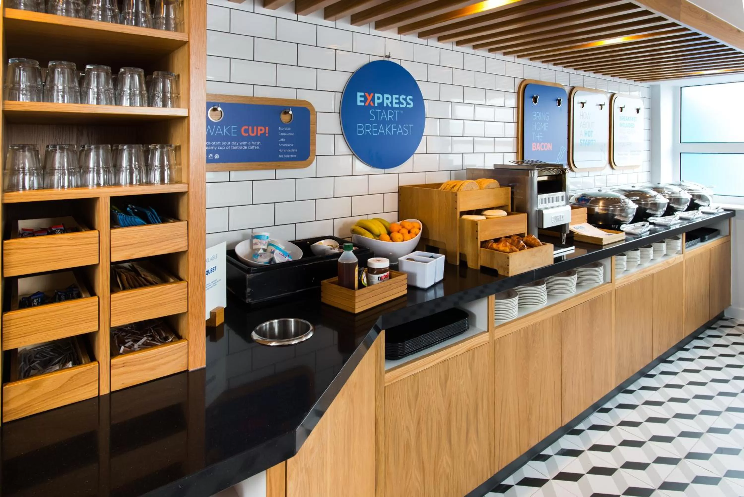 Breakfast in Holiday Inn Express Cardiff Bay by IHG