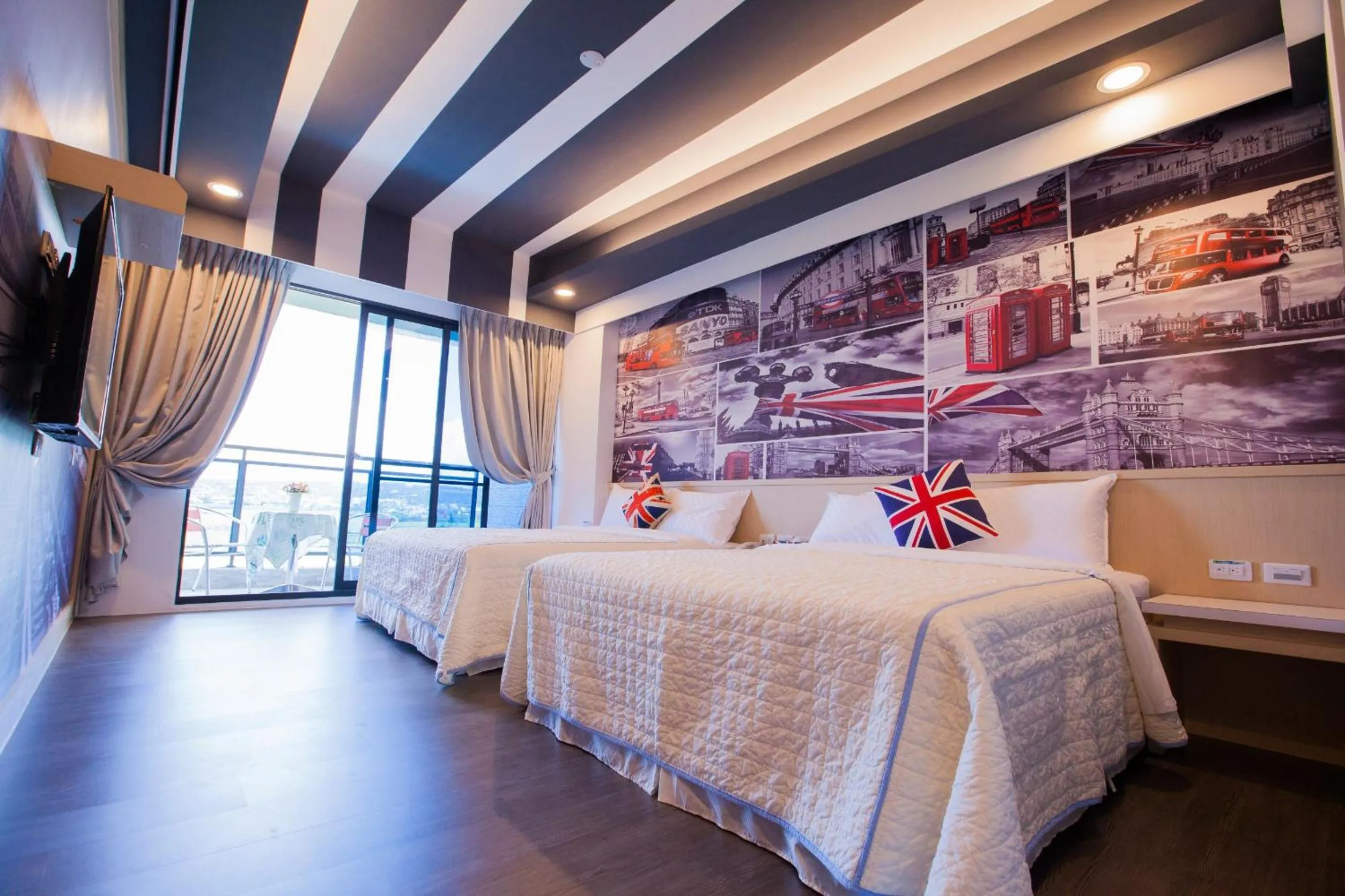 Photo of the whole room, Bed in Song Ping Resort松平渡假會館