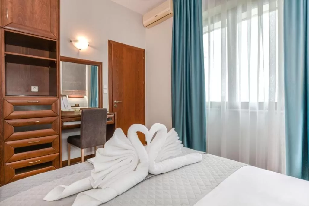 Bed in V & G Cozy Apartments