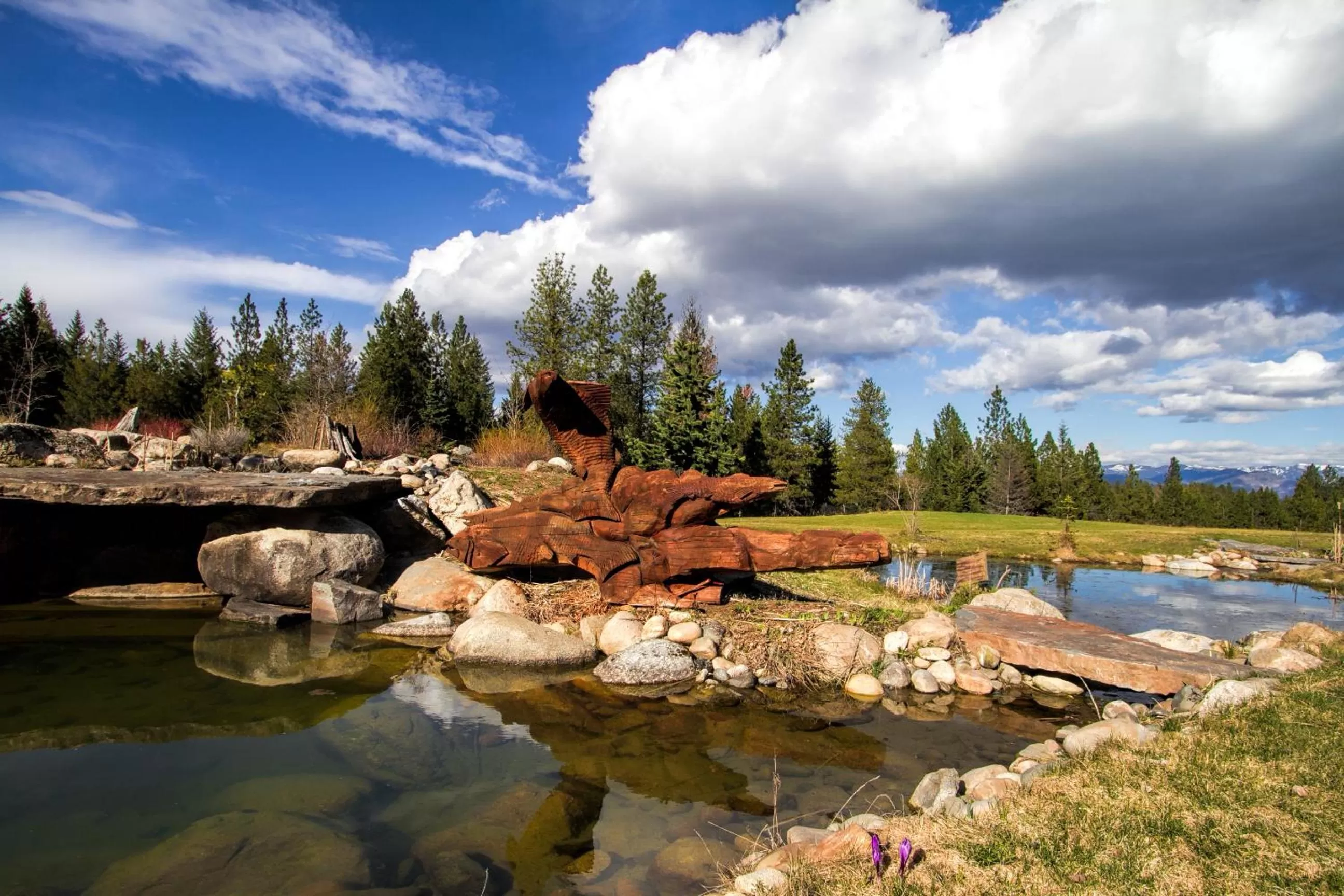 Spring in Talus Rock Retreat